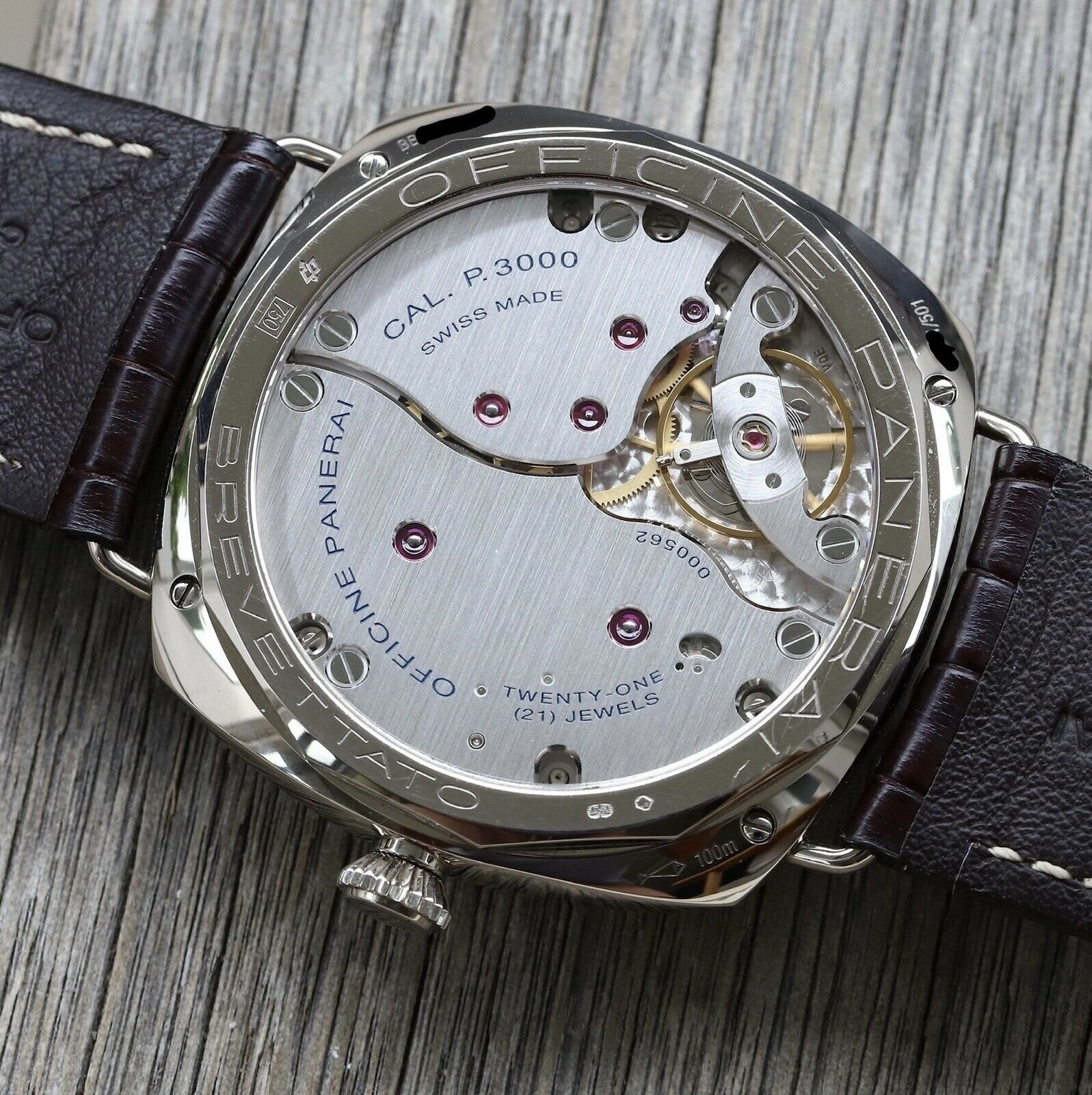 Panerai Radiomir 3 Days Acciaio 47mm Oro Bianco California Dial PAM003 Watch Vault Australia