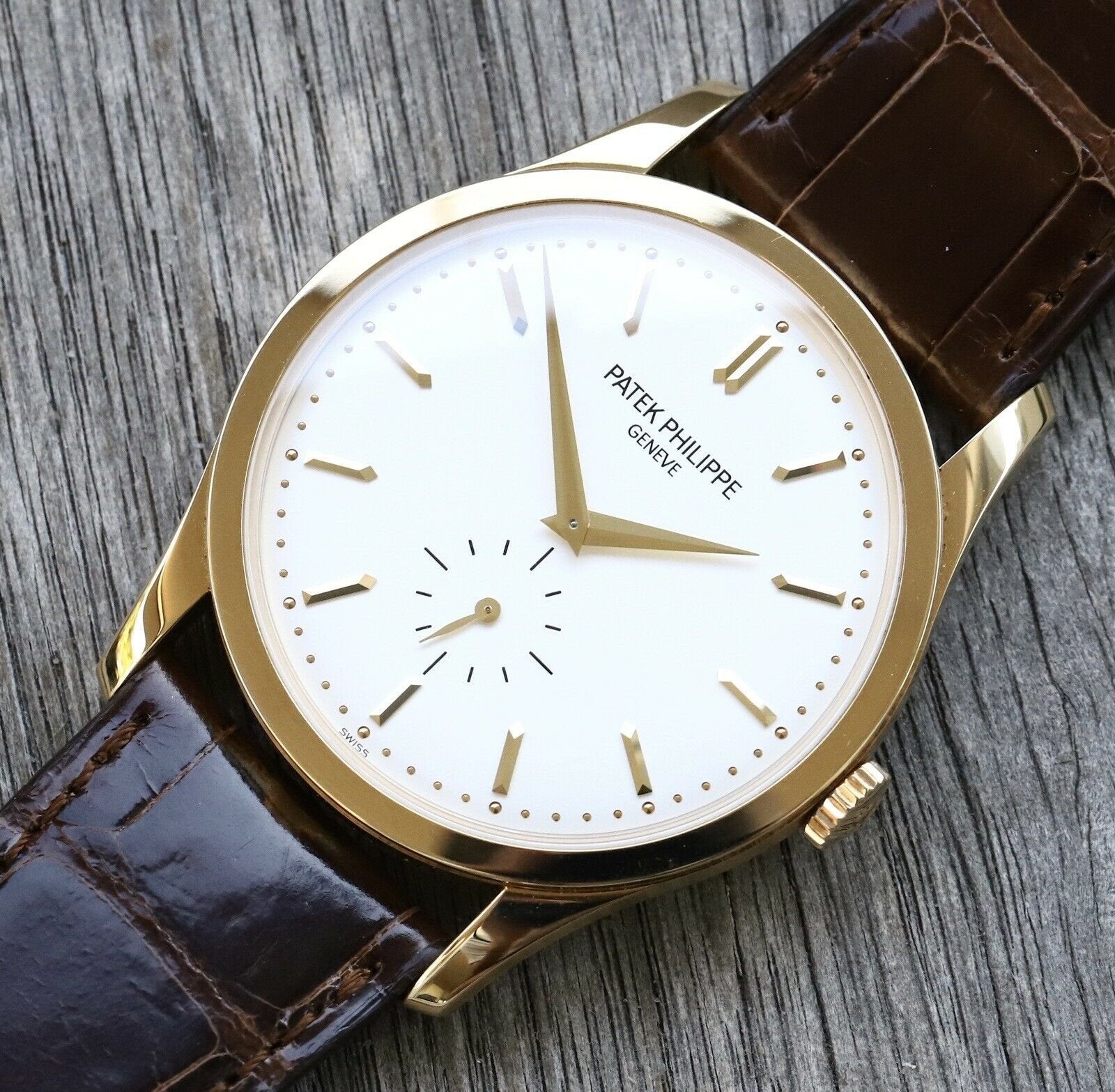 Patek Philippe Calatrava 37mm Yellow Gold 5196J 2014 Watch