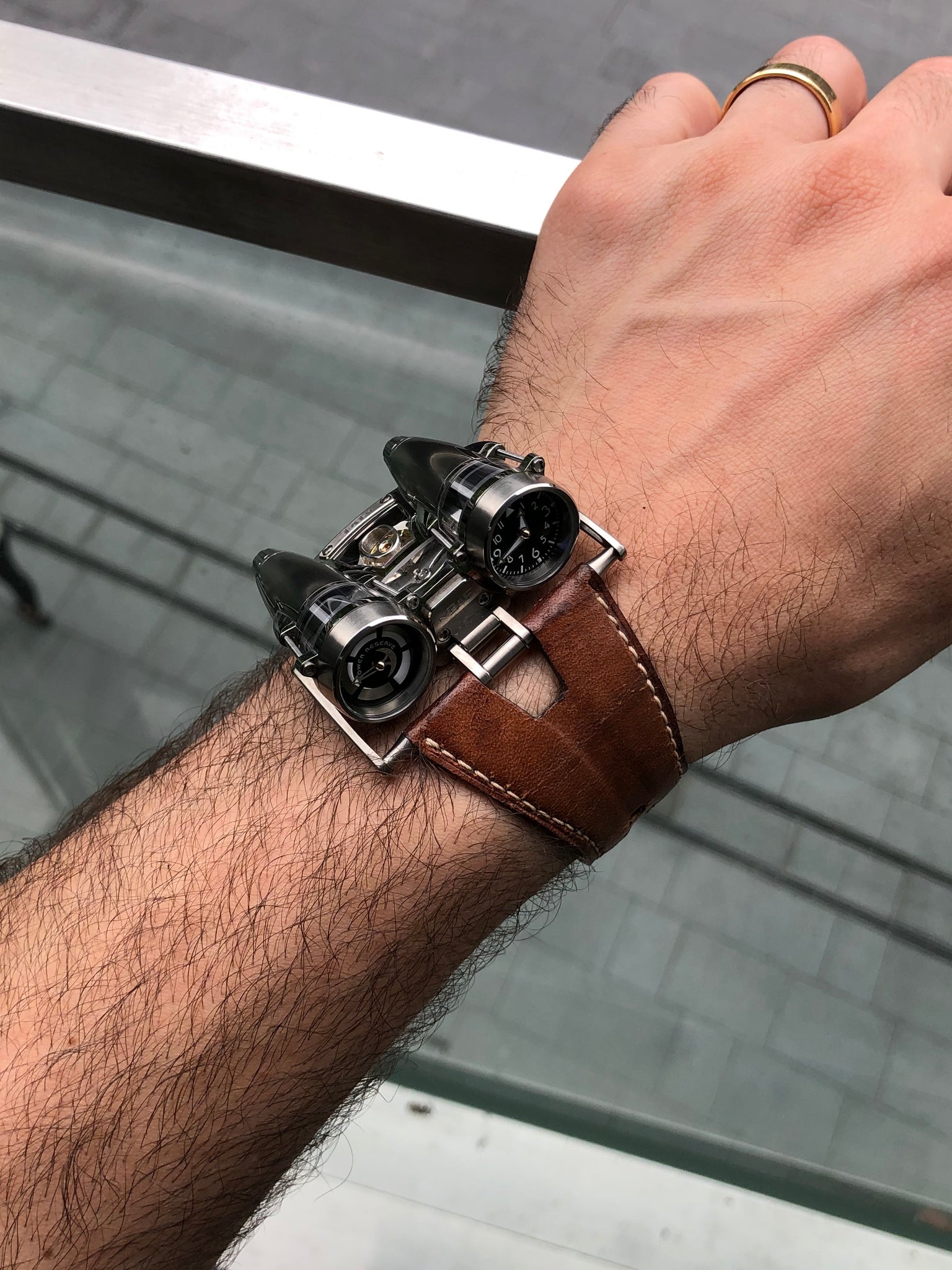 MB F HM4 Thunderbolt Titanium Watch Vault Australia