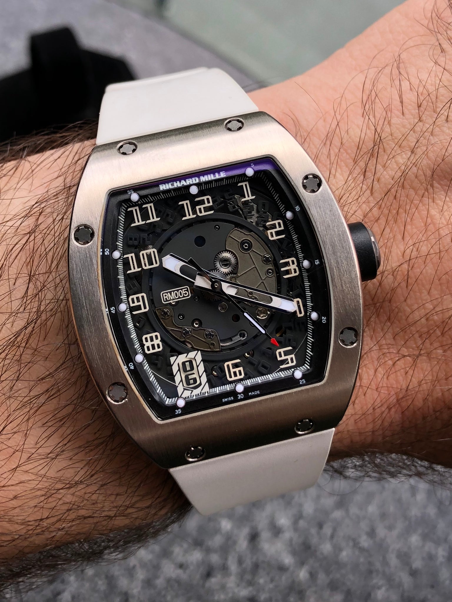 Richard Mille 18K White Gold RM005