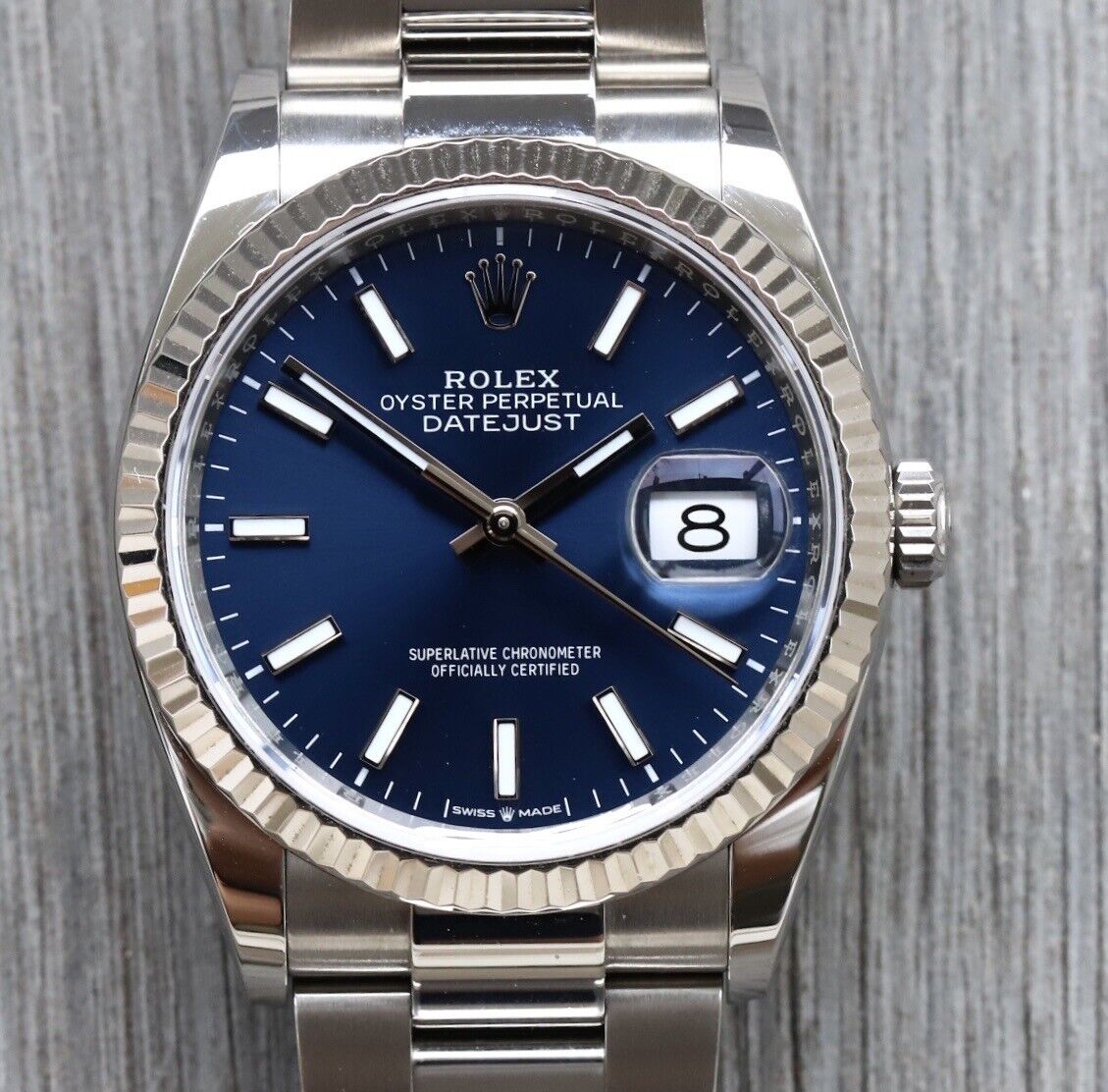 Rolex Datejust 36mm Blue Dial Fluted Bezel 126234 2021 Watch Vault rolex-datejust-36mm-blue-dial-fluted-bezel-126234-2021-watch-vault