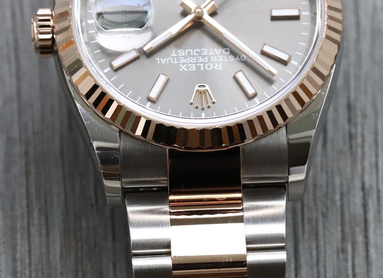 Rolex Datejust 36mm Two Tone Slate Dial 126231 - 2021
