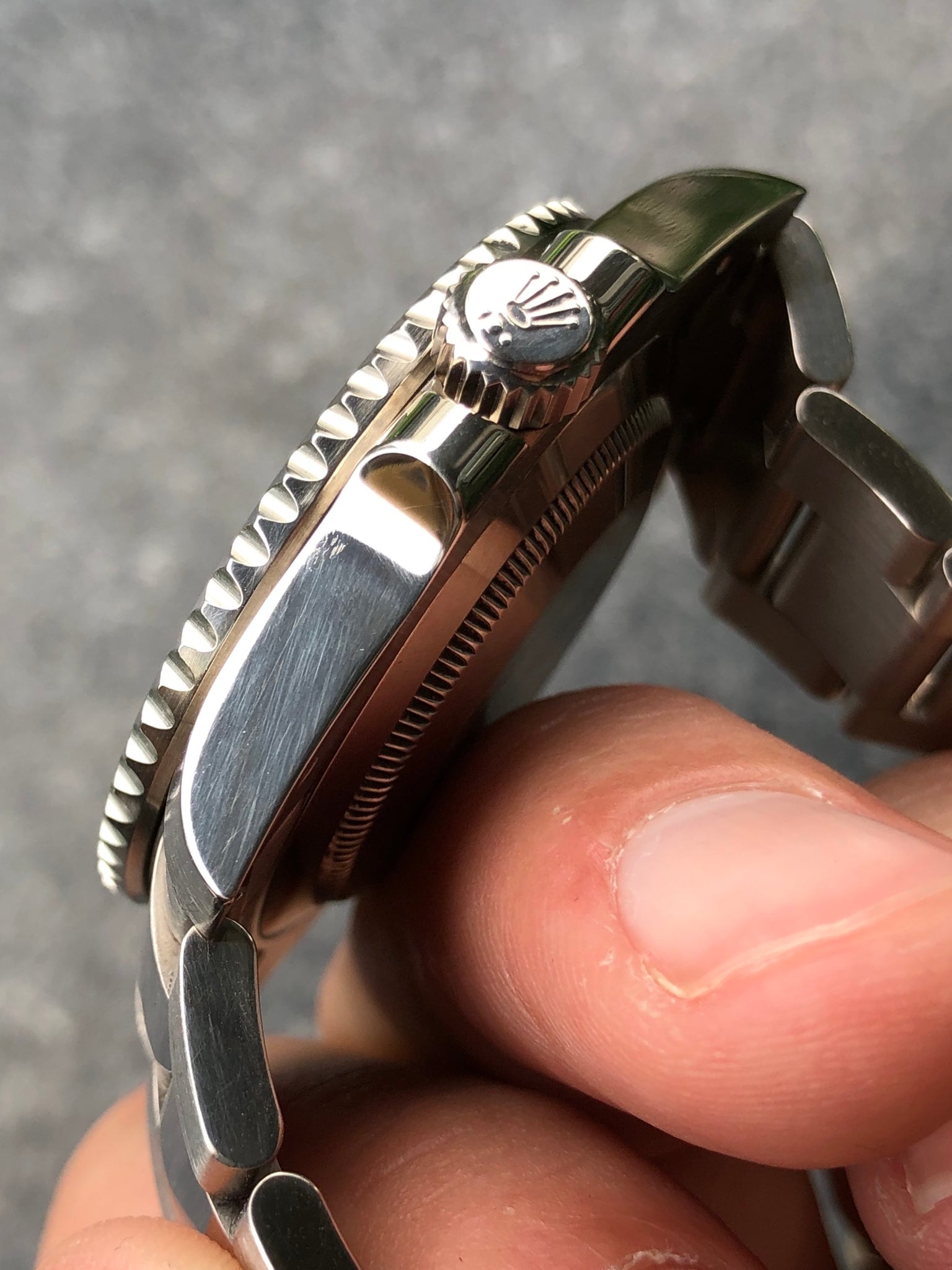 Rolex 18K White Gold Submariner “Smurf”  116619LB