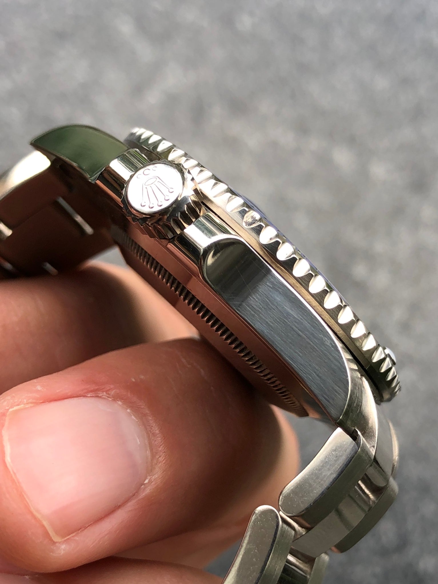 Rolex 18K White Gold Submariner “Smurf”  116619LB