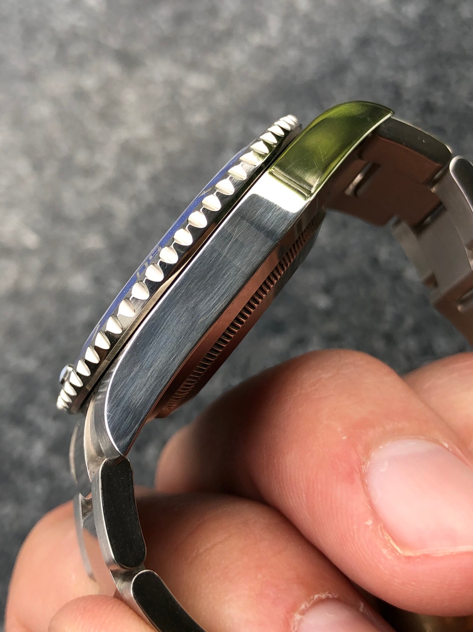 Rolex 18K White Gold Submariner “Smurf”  116619LB