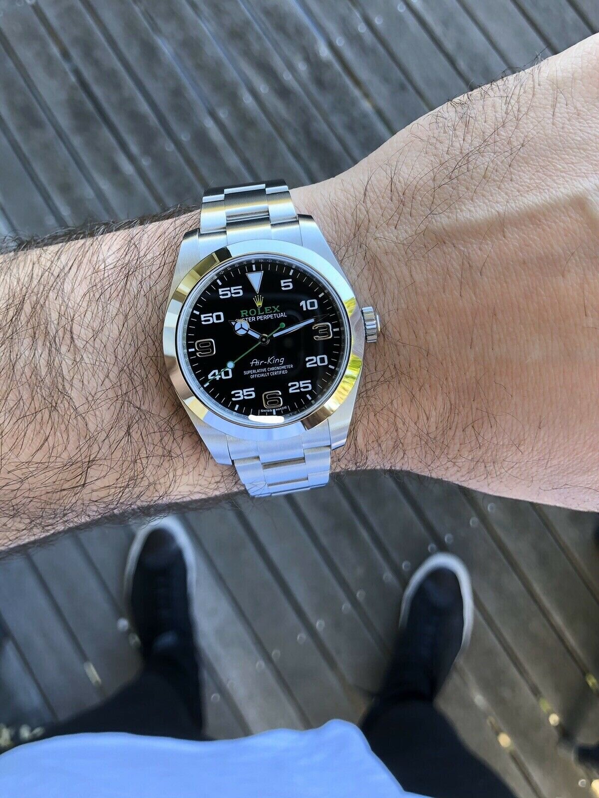 Rolex air discount king 116 900