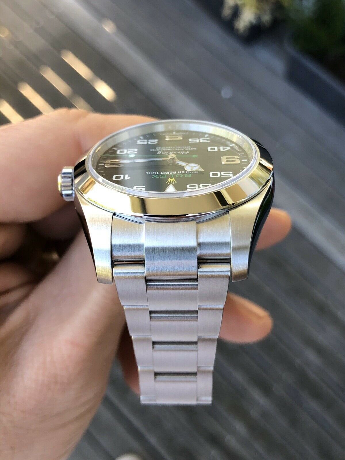 Rolex air clearance king 39mm