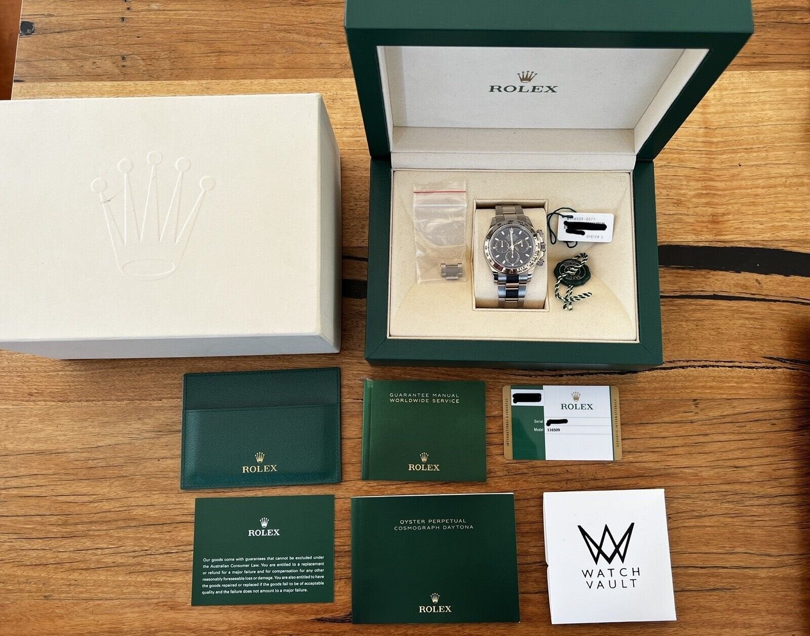Rolex Cosmograph Daytona White Gold Blue Dial 116509 - 2019