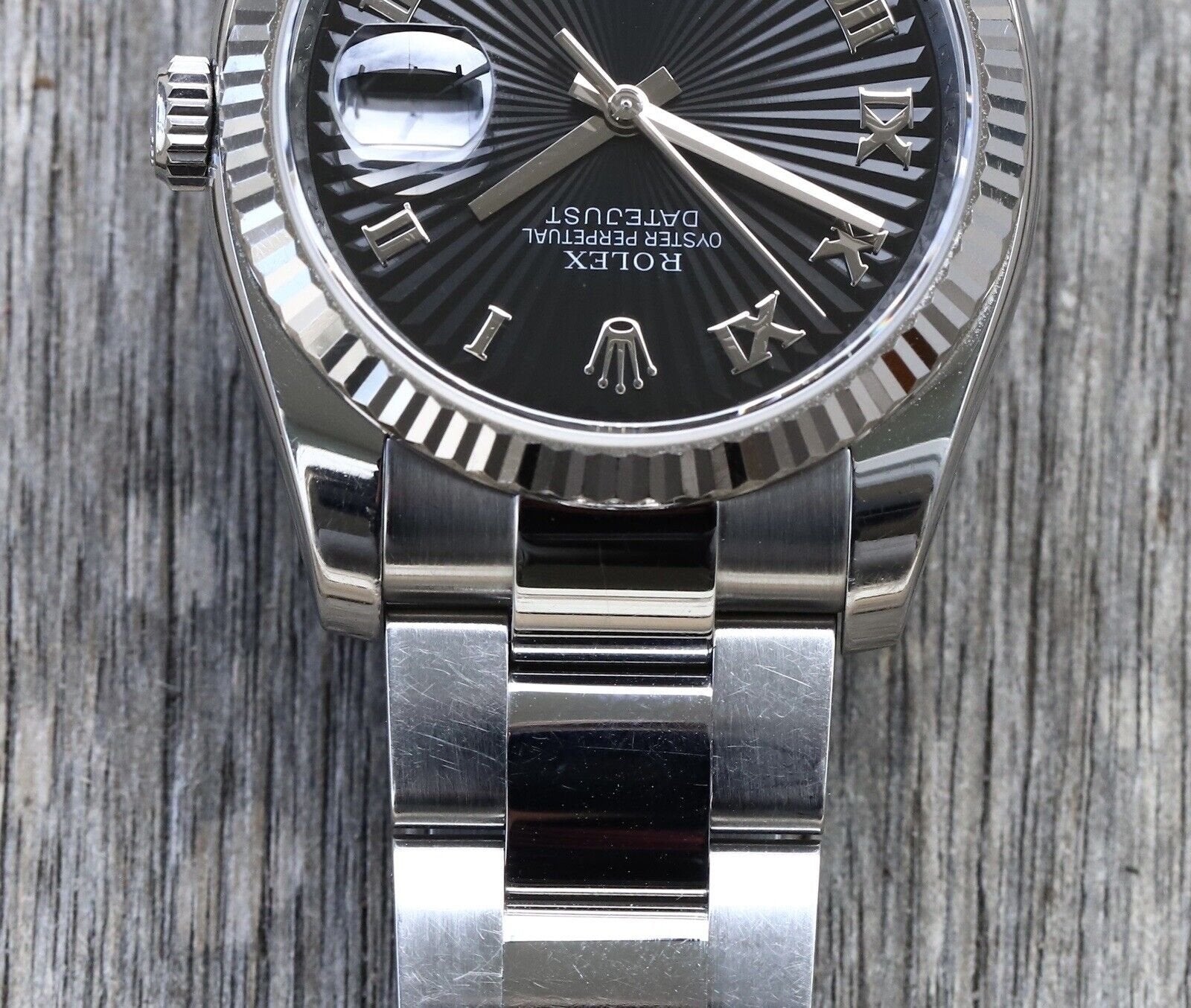 Rolex Datejust 36mm 116234 Sunray Dial Steel Gold Box and papers