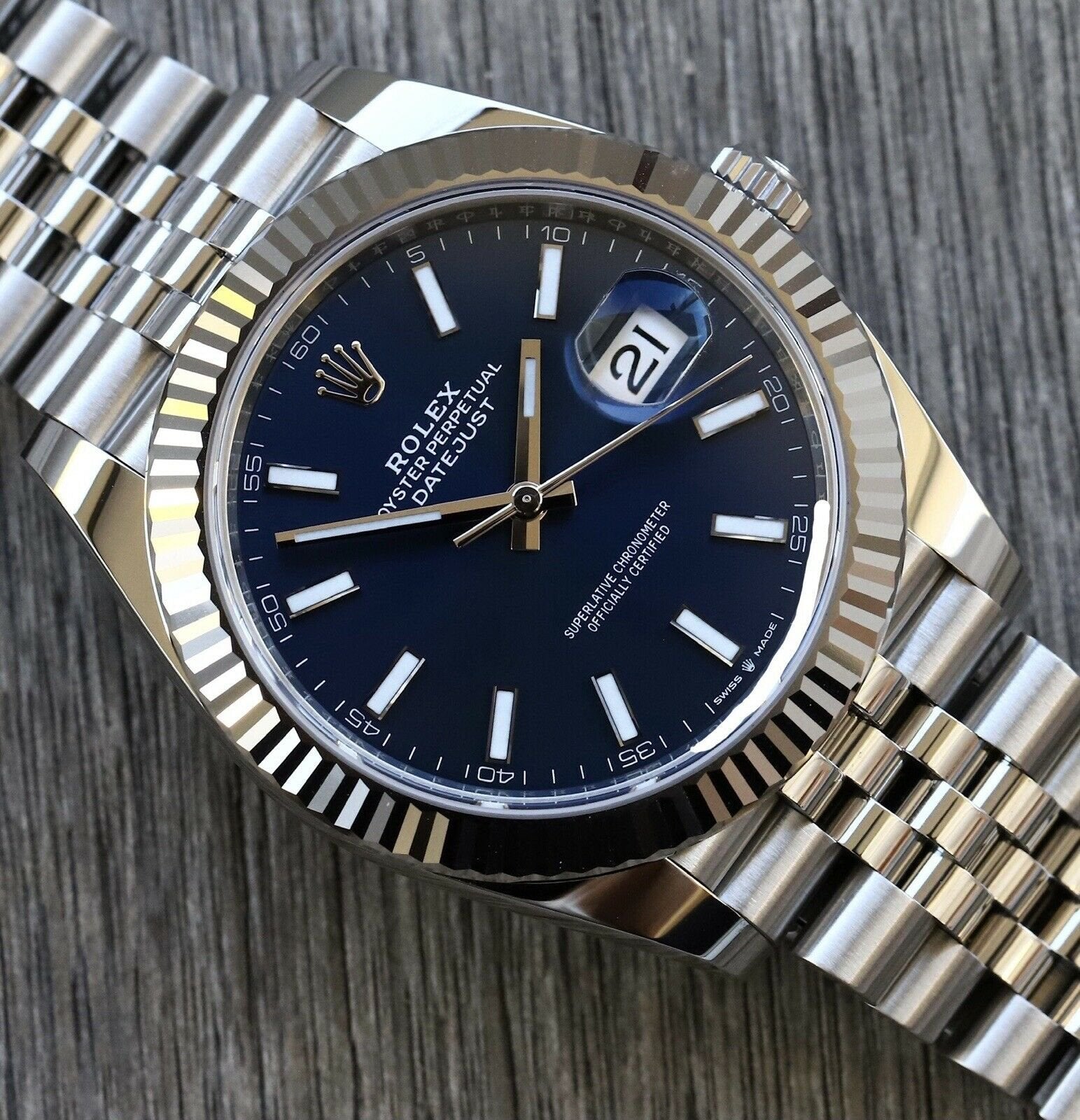 Rolex Datejust 41 DJ41 Blue Jubilee 126334 – 2021
