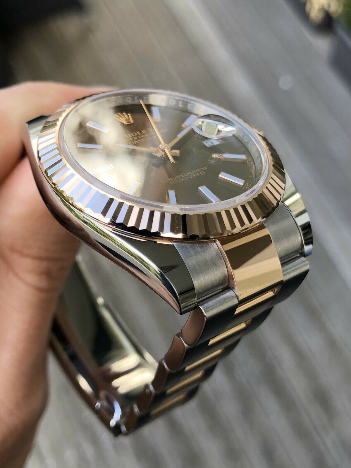 Rolex Datejust 41 DJ41 Oyster Steel and Everose Gold 126331 2018