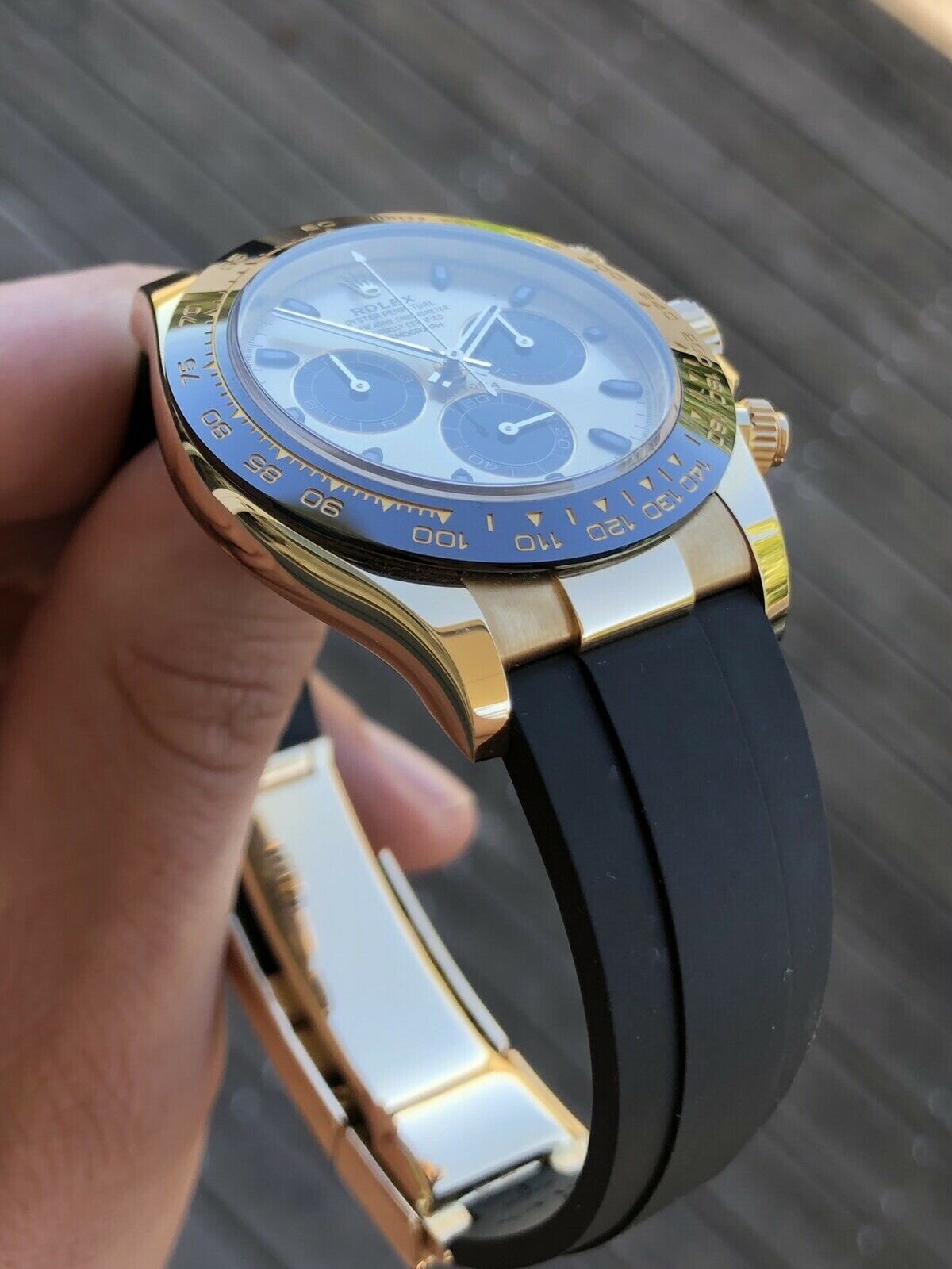 Rolex Daytona Yellow Gold Oysterflex 116518LN - 2020