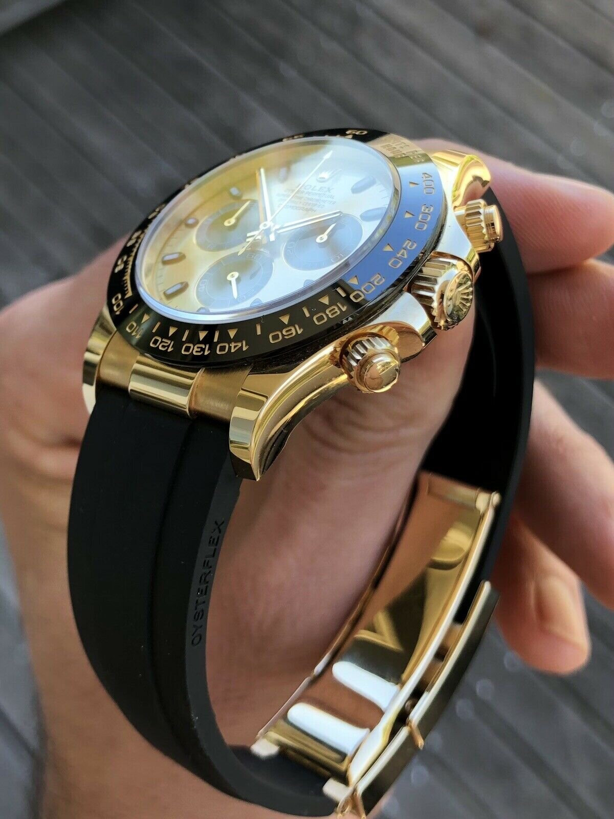 Rolex Daytona Yellow Gold Oysterflex 116518LN - 2020