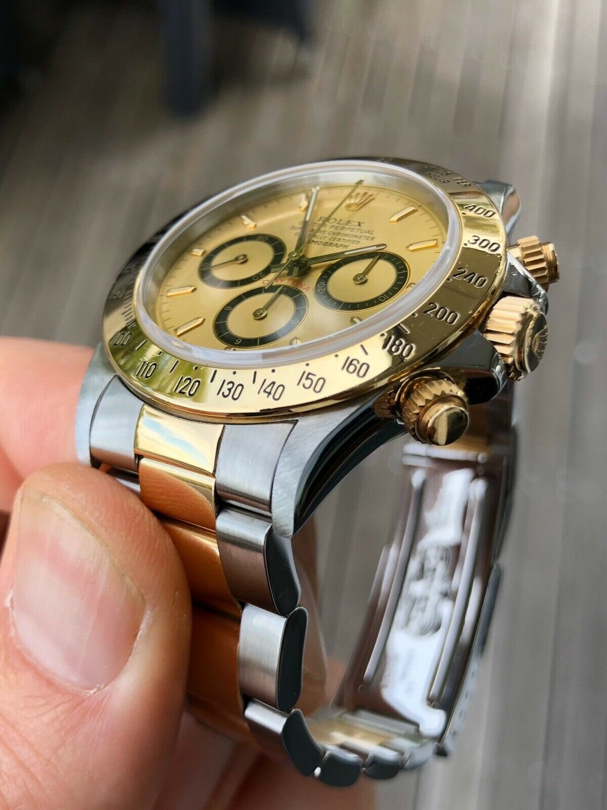 Rolex daytona shop inverted six