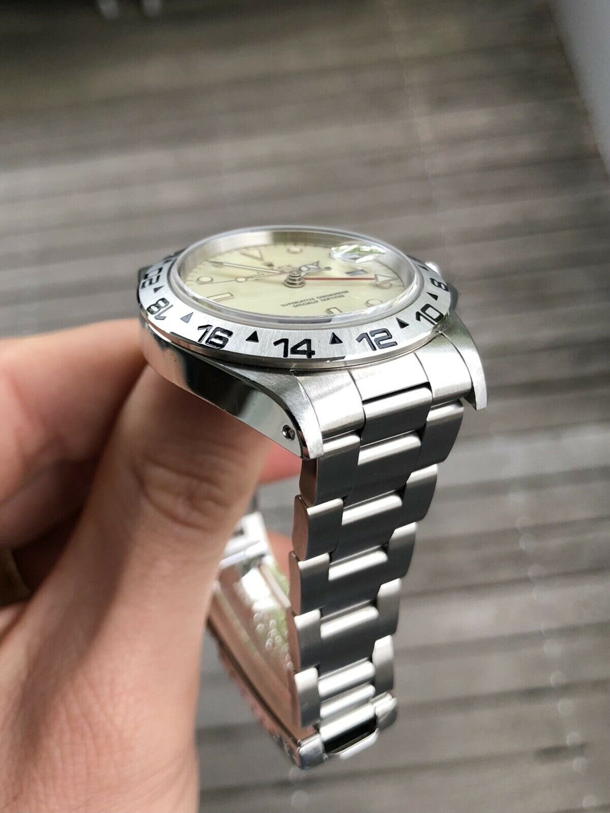 Rolex Explorer II 16550 Cream Panna Dial – 1988