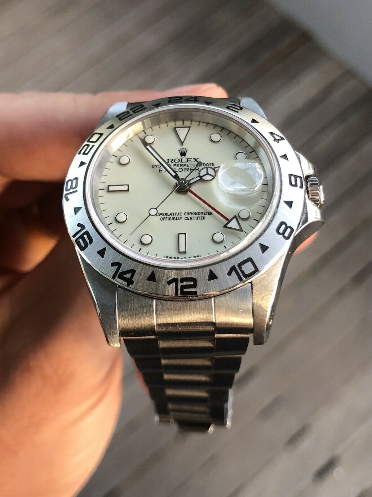 Rolex Explorer II 16550 Cream Panna Dial – 1988