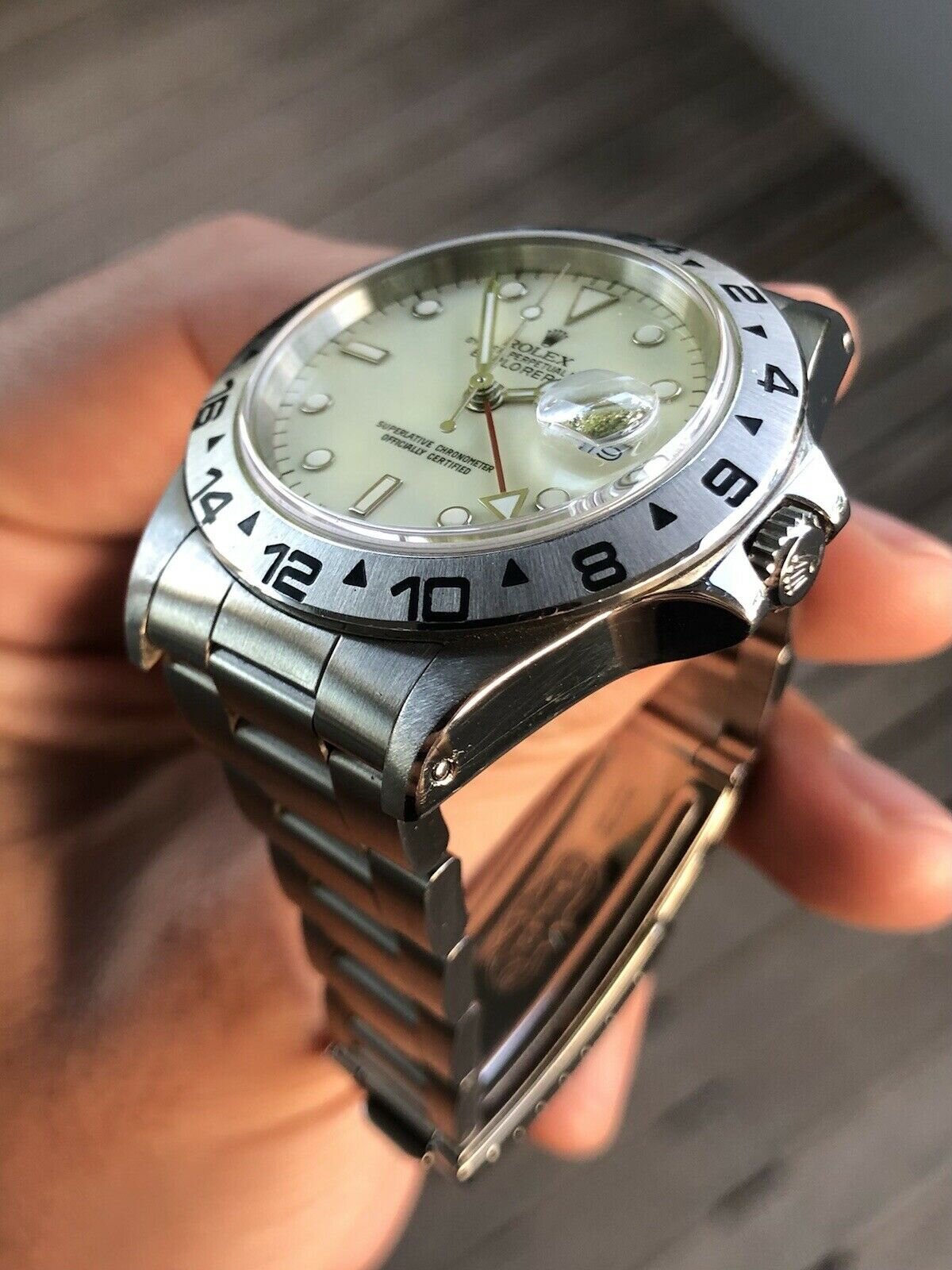 Rolex Explorer II 16550 Cream Panna Dial – 1988