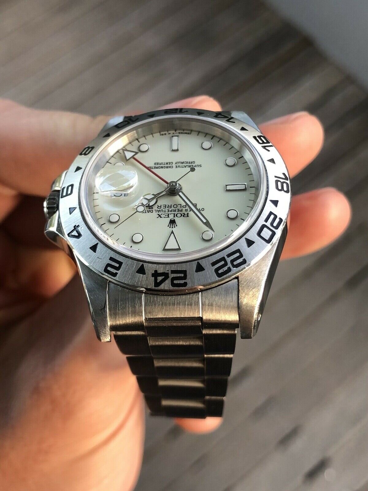 Rolex Explorer II 16550 Cream Panna Dial – 1988