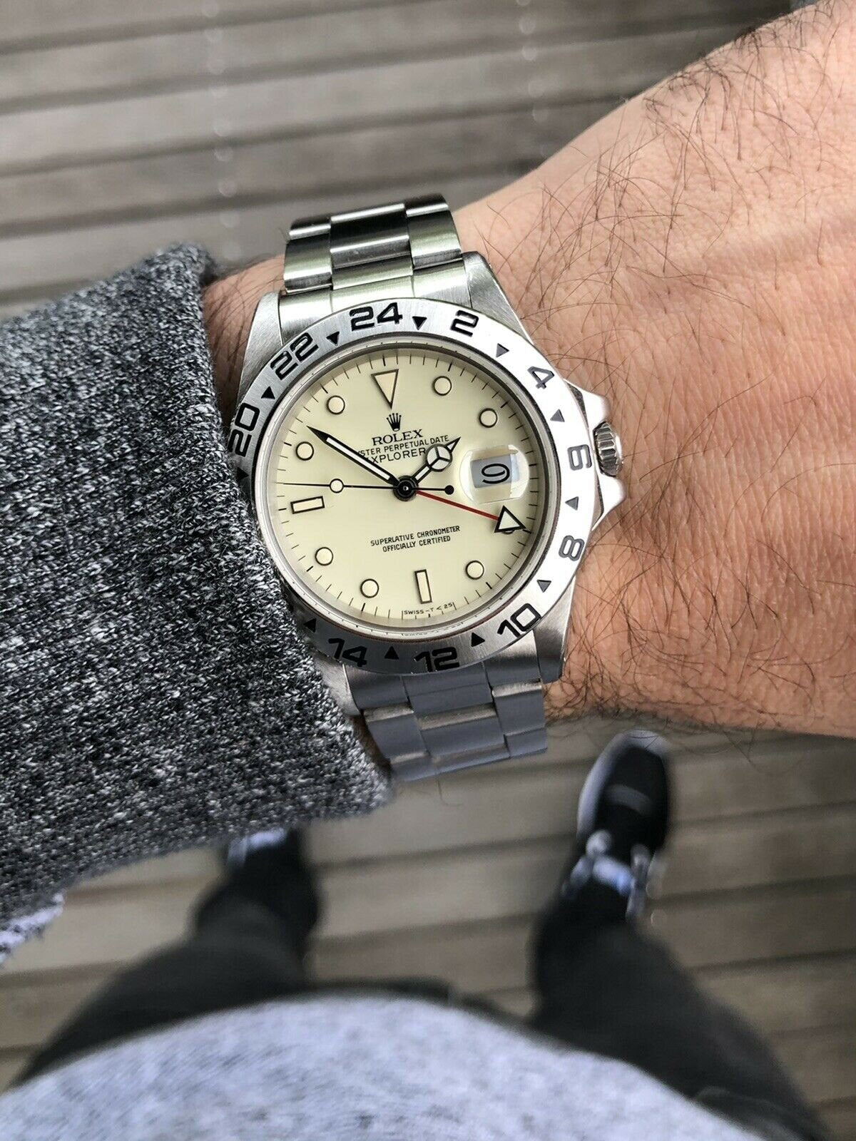 Rolex Explorer II 16550 Cream Panna Dial 1988 Watch Vault