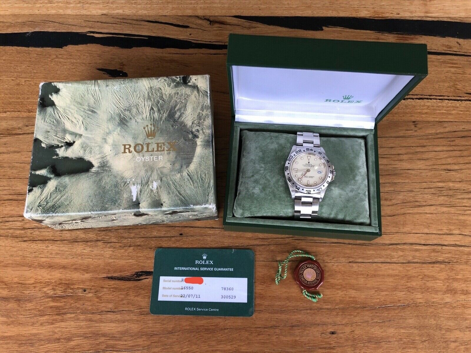 Rolex Explorer II 16550 Cream Panna Dial – 1988