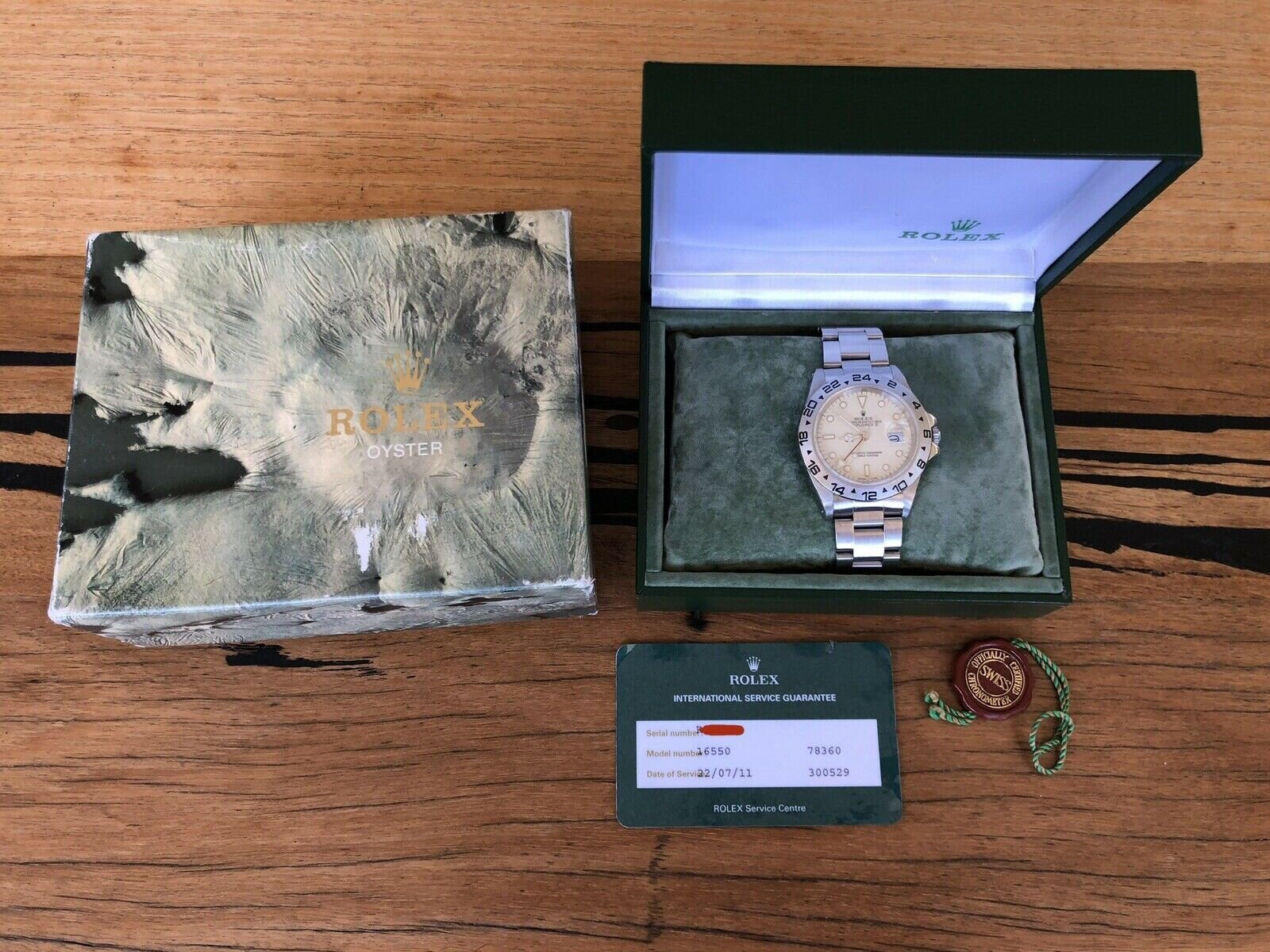 Rolex Explorer II 16550 Cream Panna Dial – 1988