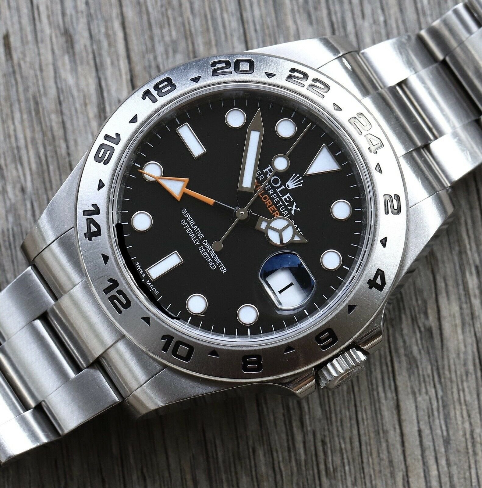 Explorer ii deals black dial