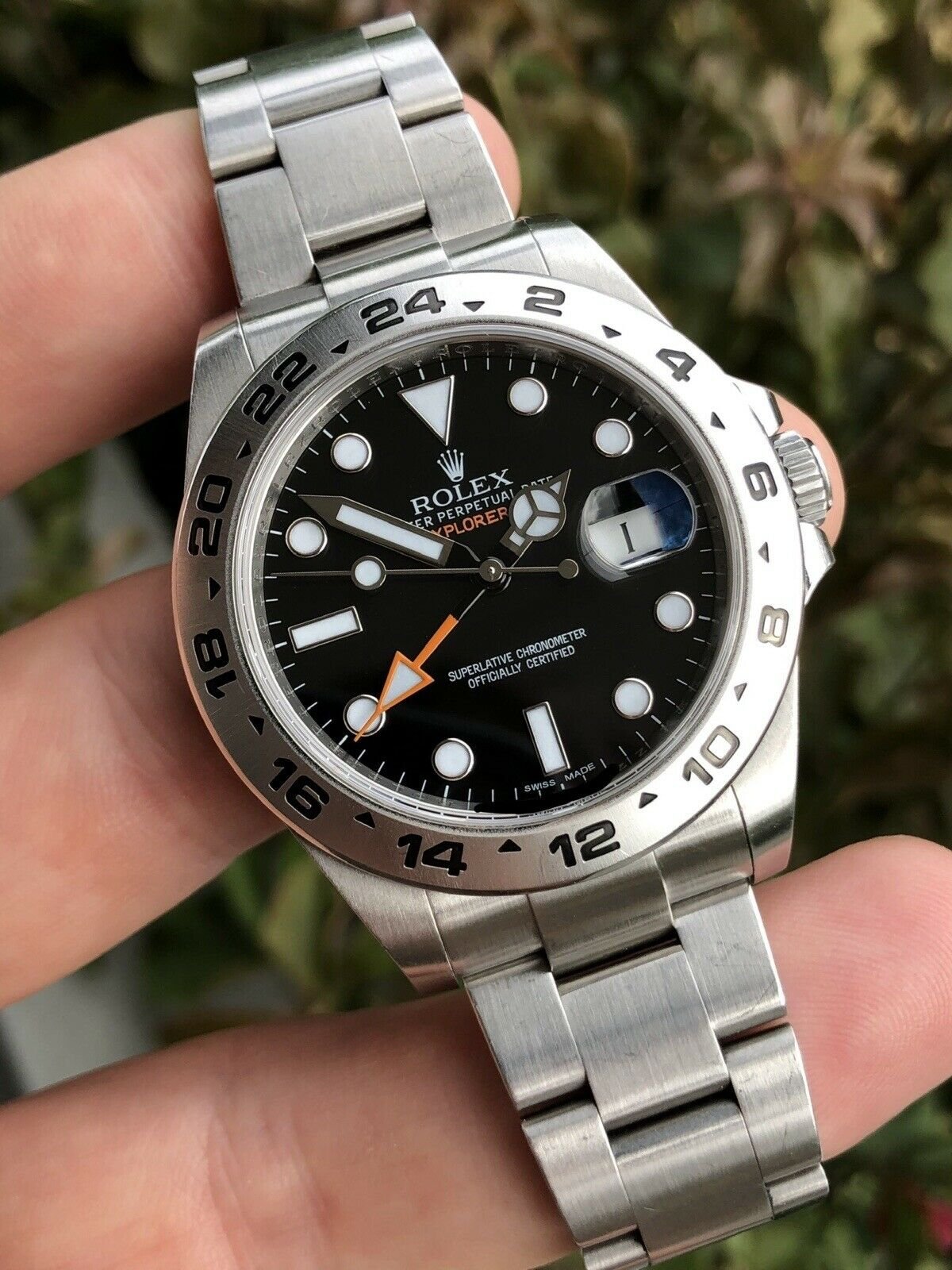 Rolex explorer black dial store
