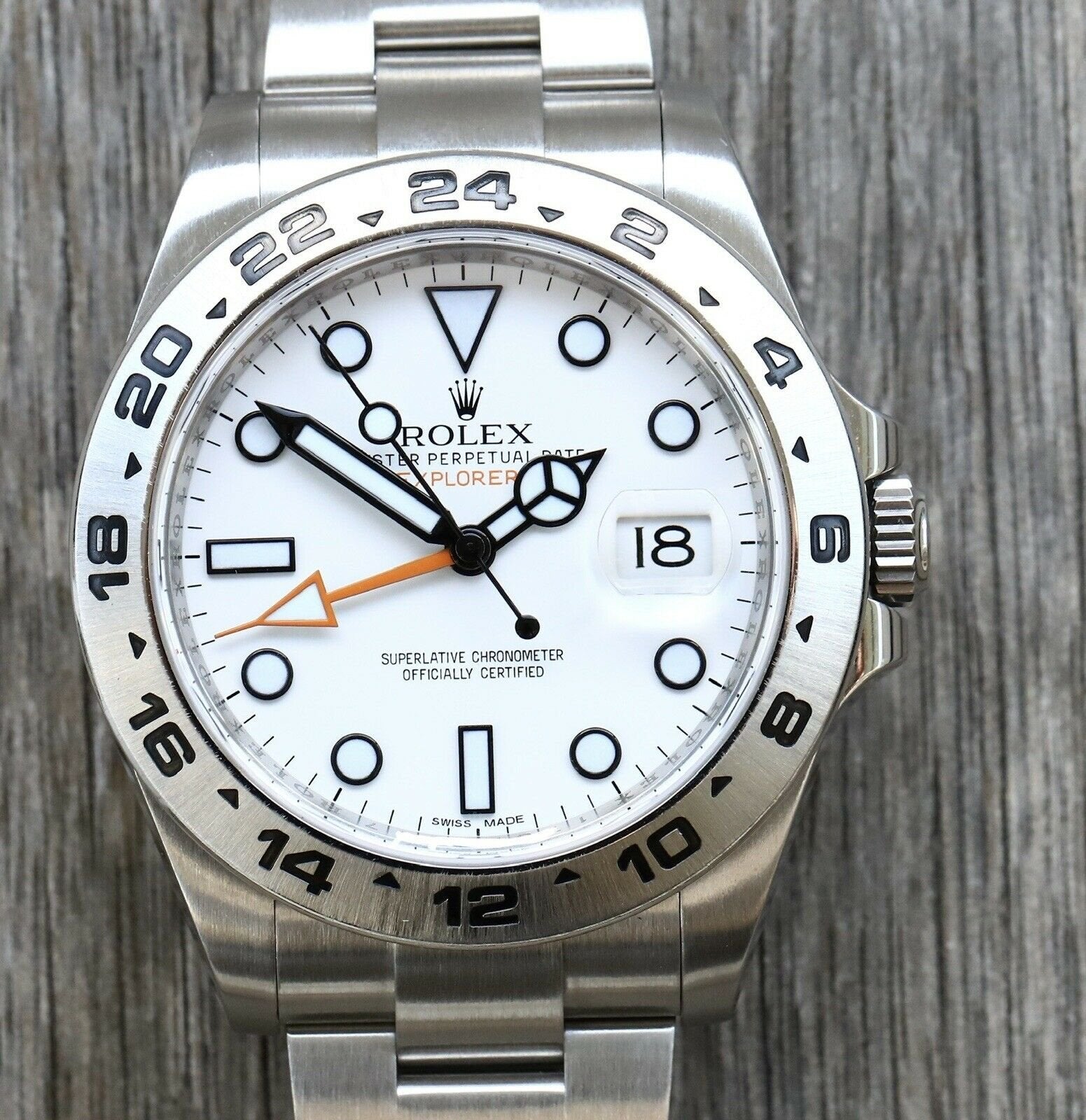 Rolex Explorer II 216570 Polar White Dial - 2015