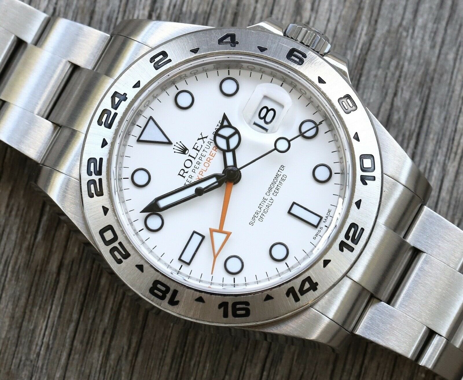 Rolex Explorer II 216570 Polar White Dial - 2015 – Watch Vault Australia