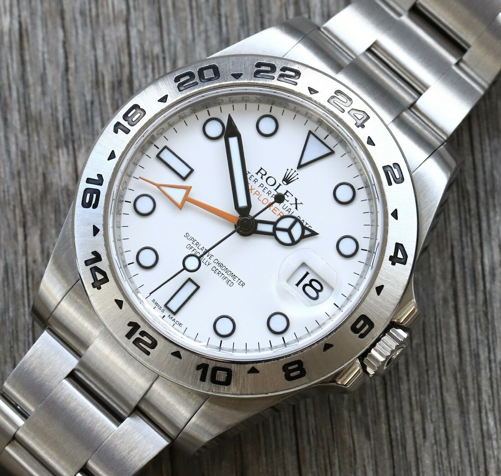 Rolex Explorer II 216570 Polar White Dial - 2015
