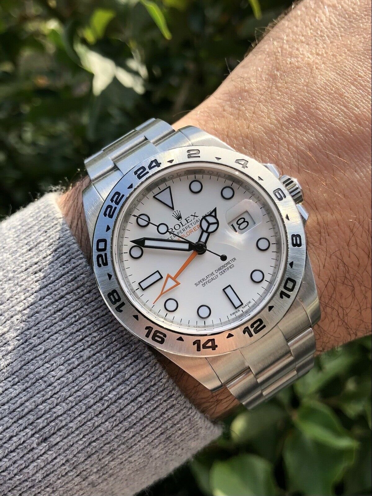 Rolex Explorer II 216570 Polar White Dial - 2015