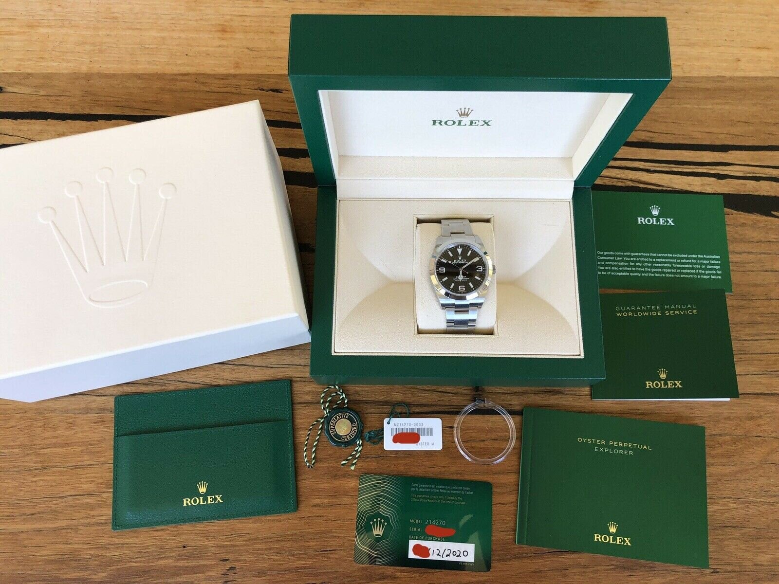 Rolex Explorer I 214270 – Brand new