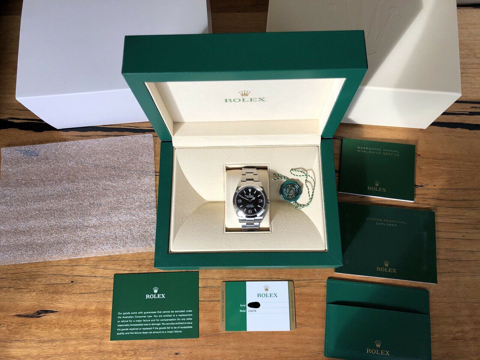 Rolex Explorer I 39mm 214270 – Brand new