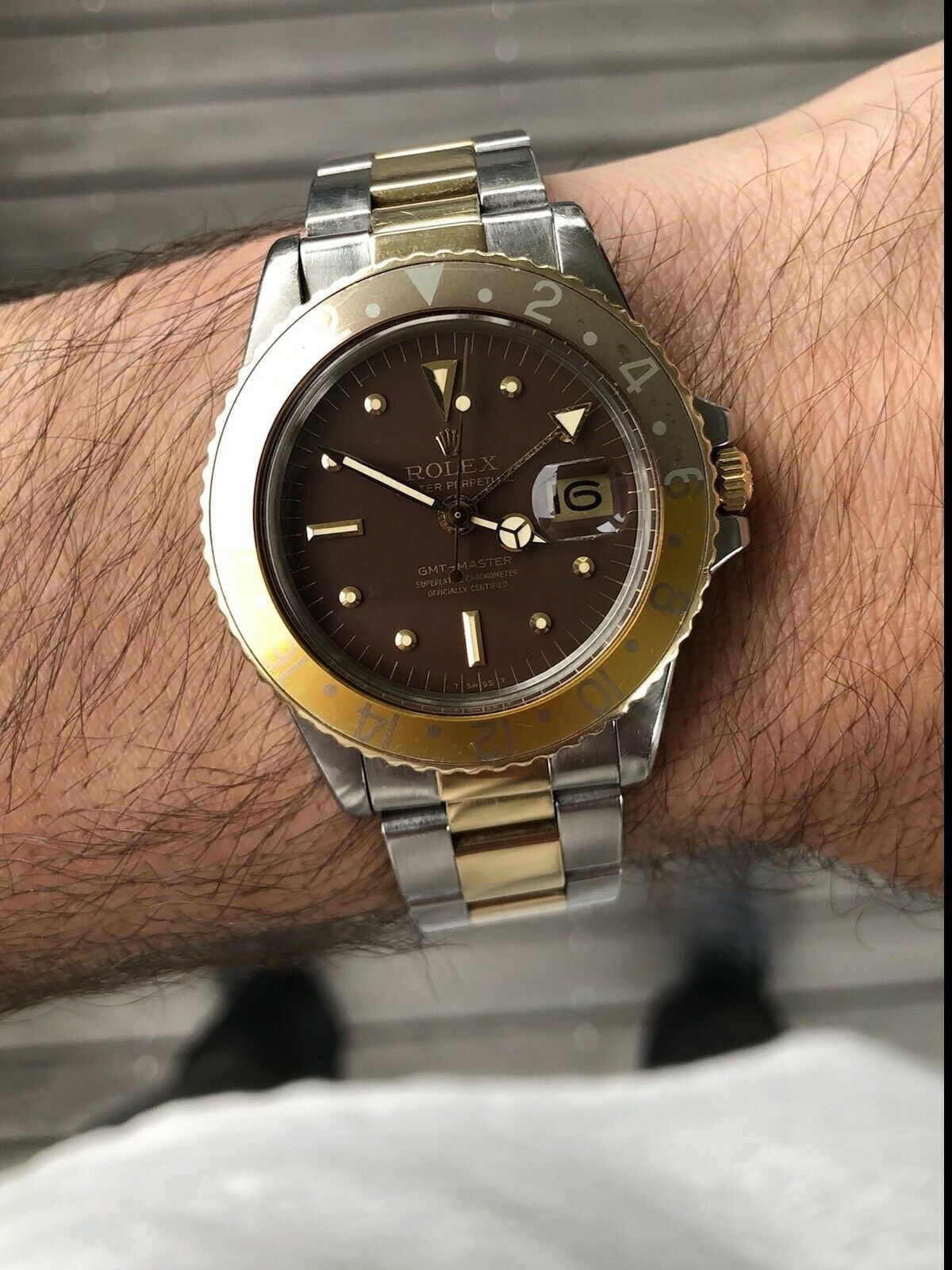 Rolex gmt 16753 root beer top