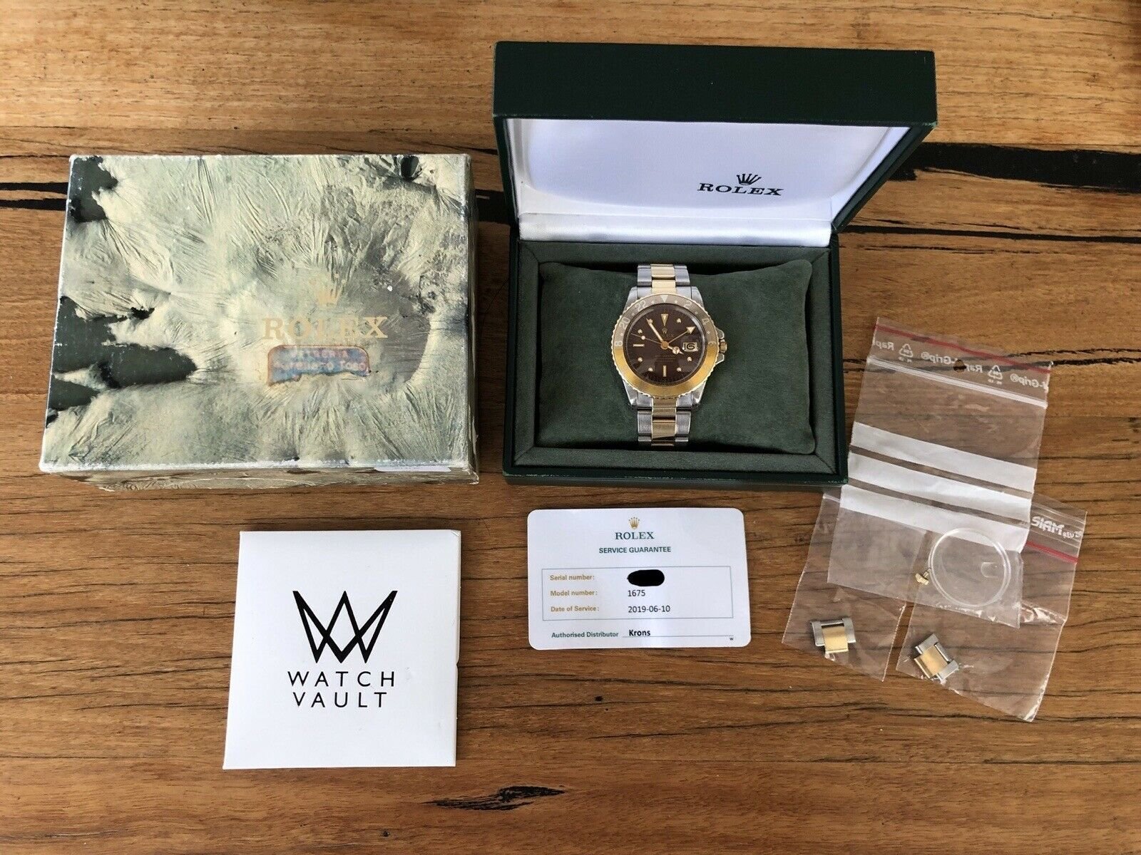 Rolex GMT-Master 1675/3 16753 Rootbeer Gilt Nipple Dial - 1976