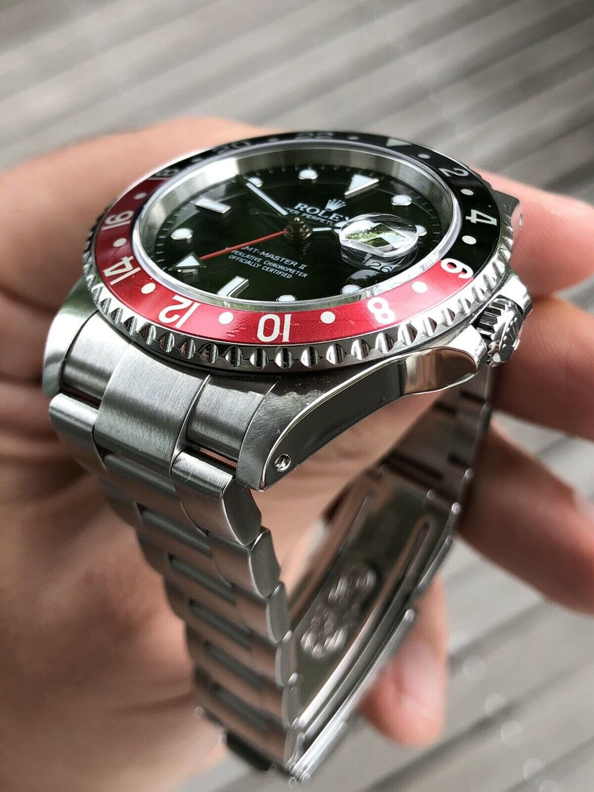 Rolex GMT Master II Coke 16710 Y Serial 2002 Watch Vault Australia