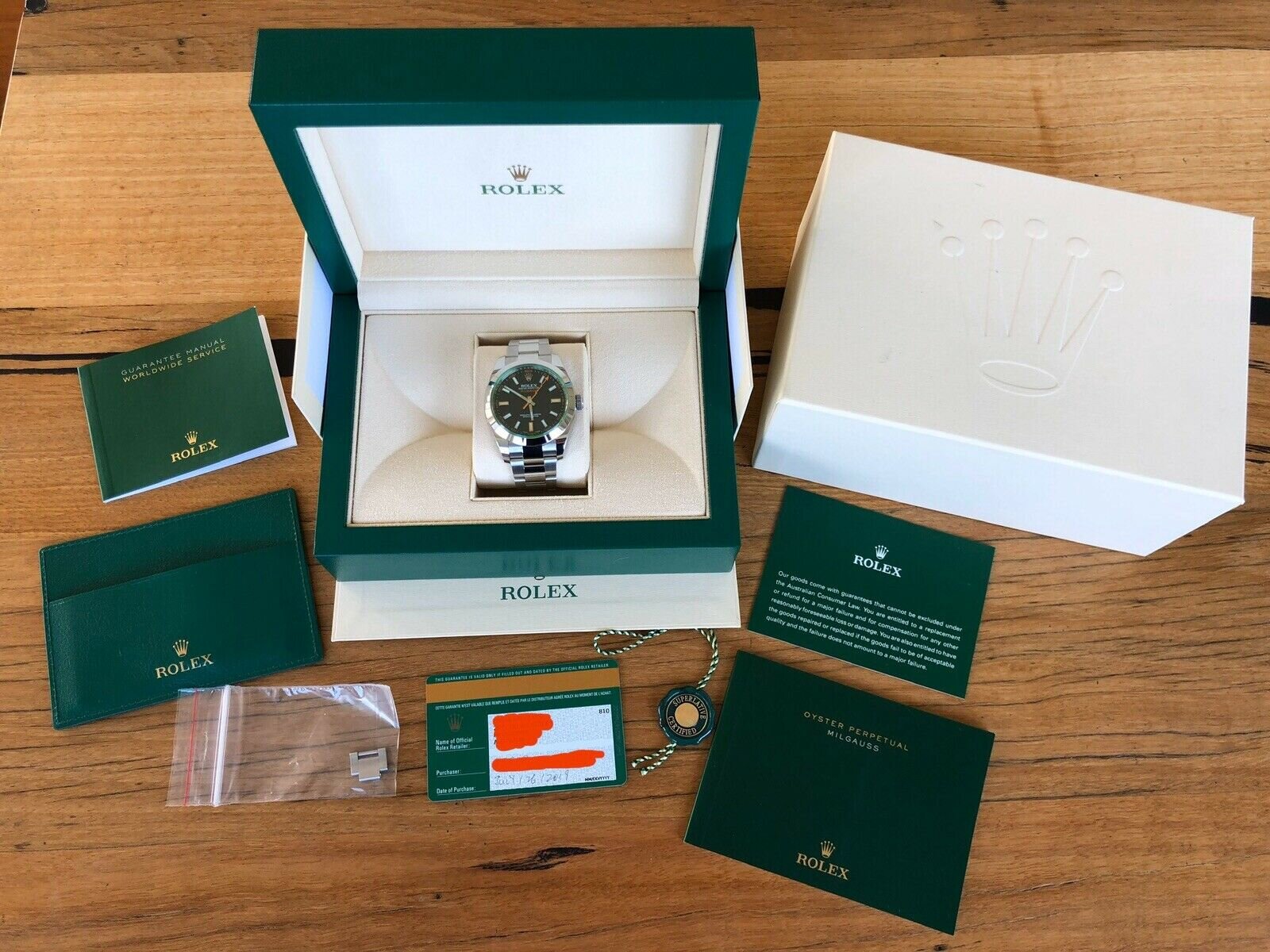 Rolex Milgauss 116400GV - 2019