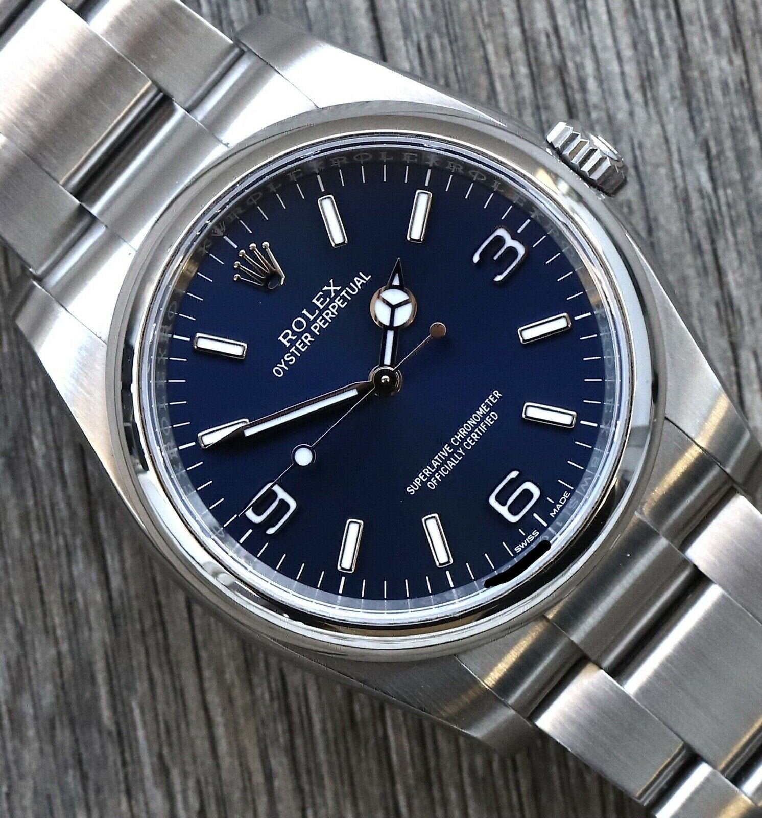 Rolex Oyster Perpetual 36 OP36 Blue Dial 116000 - 2020