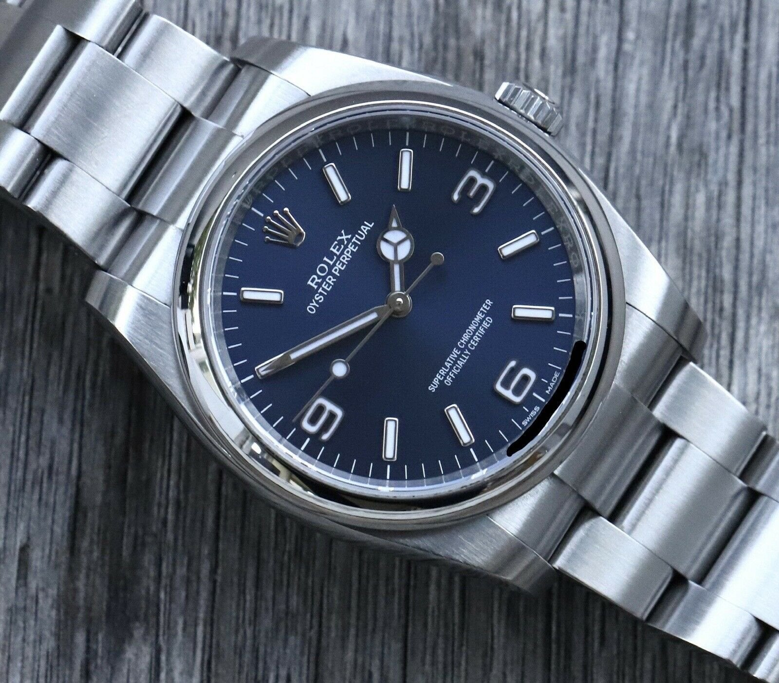 Rolex Oyster Perpetual 36 OP36 Blue Dial 116000 - 2020