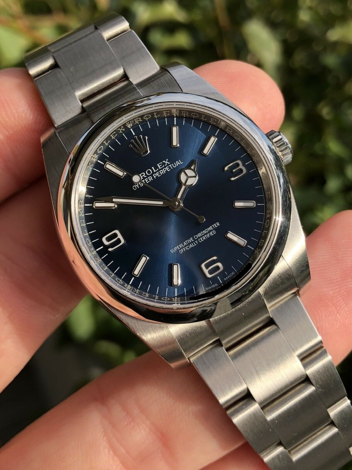 Rolex Oyster Perpetual 36 OP36 Blue Dial 116000 - 2020