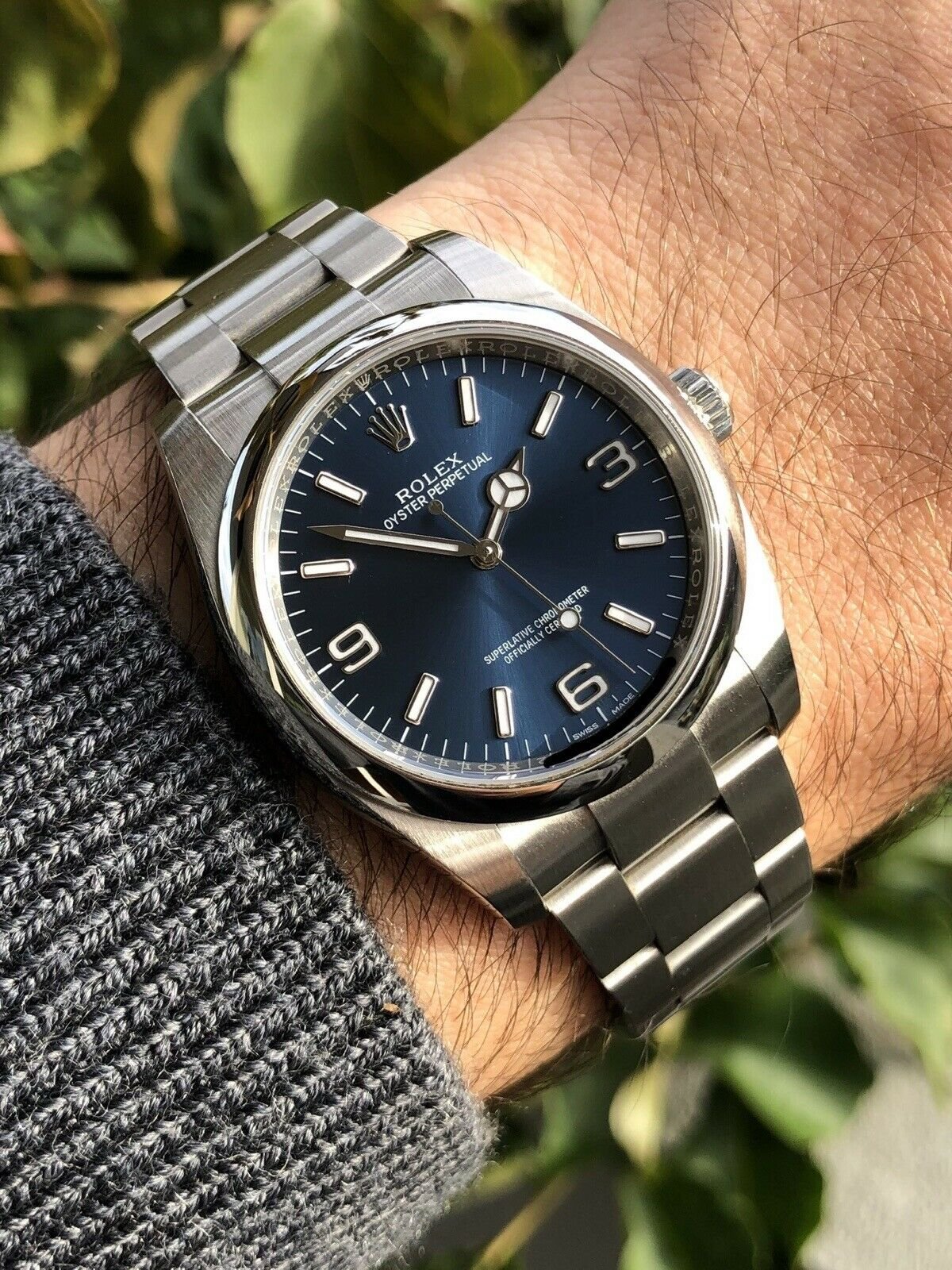 Rolex Oyster Perpetual 36 OP36 Blue Dial 116000 - 2020