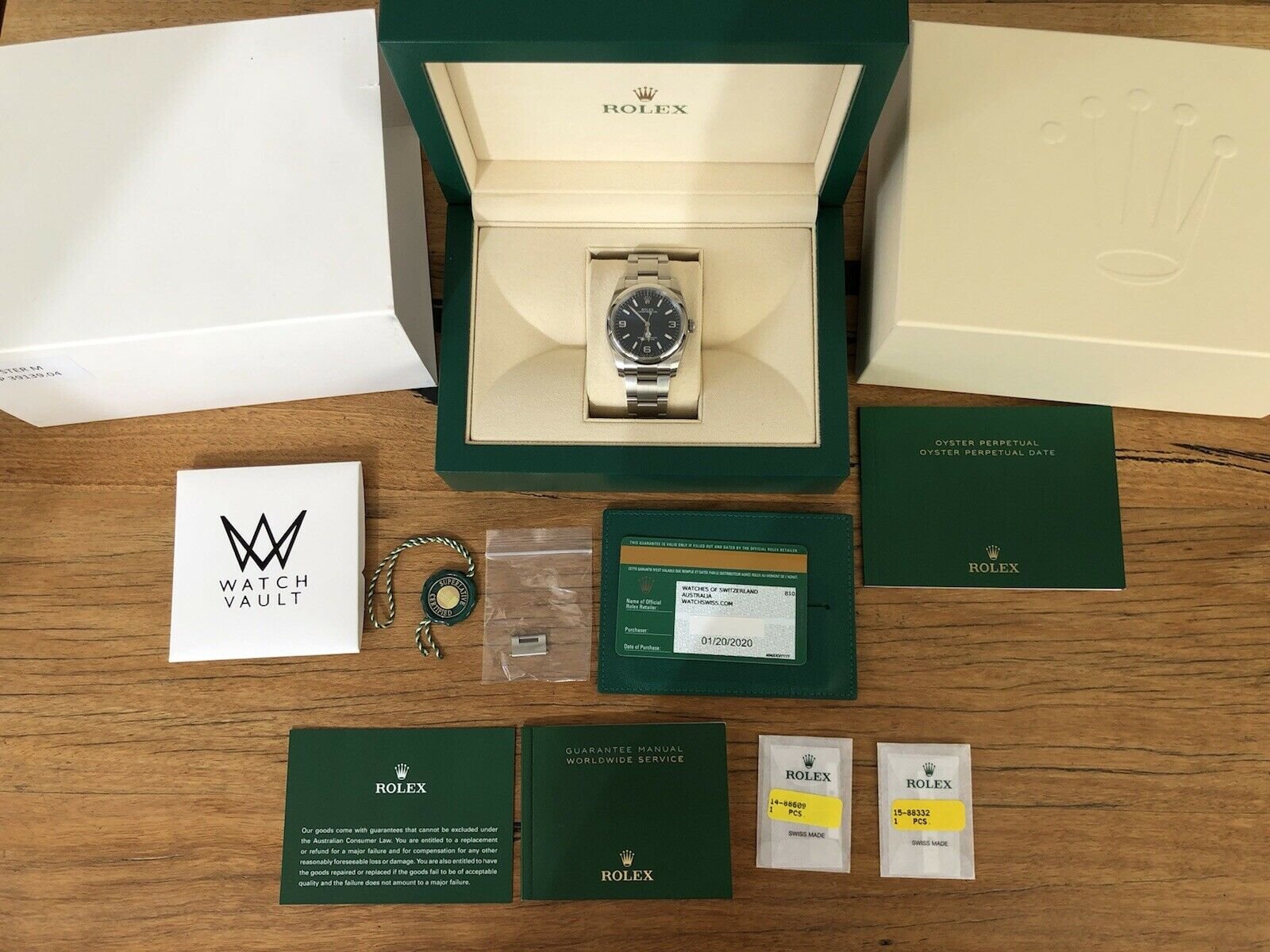 Rolex Oyster Perpetual 36 OP36 Blue Dial 116000 - 2020
