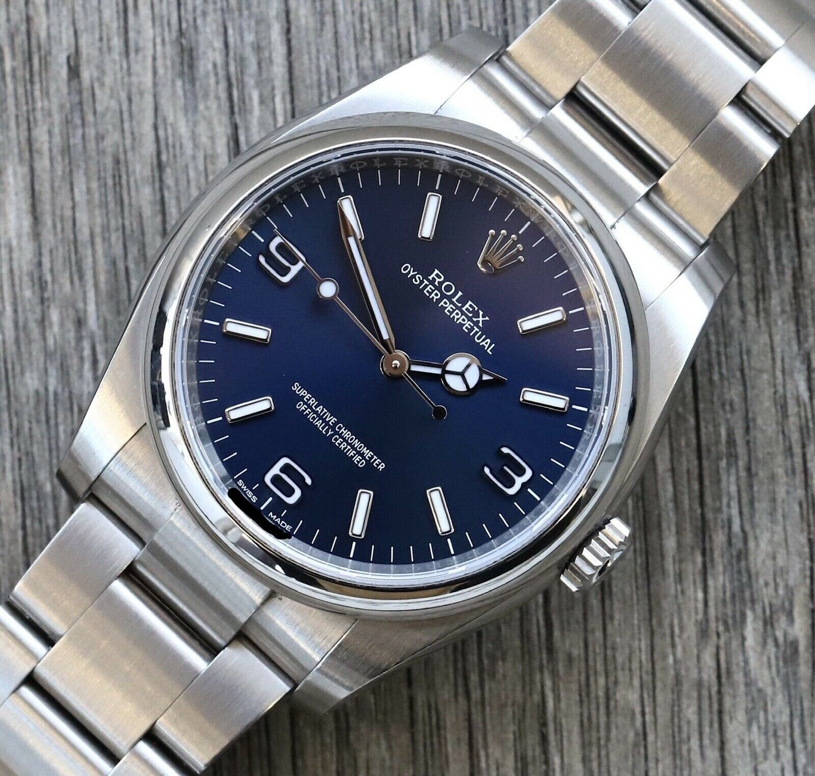Rolex Oyster Perpetual 36 OP36 Blue Dial 116000 - 2020