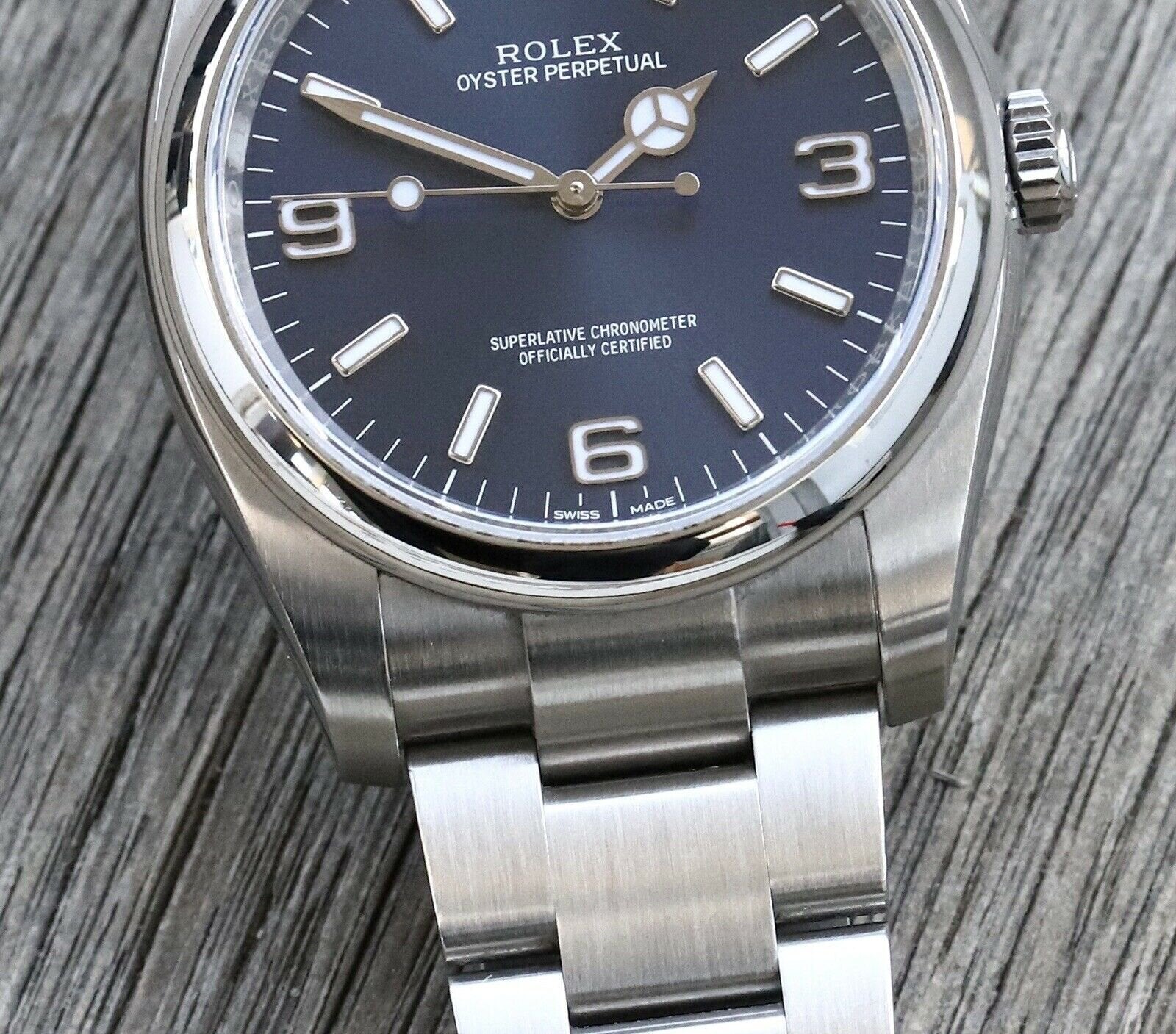 Rolex Oyster Perpetual 36 OP36 Blue Dial 116000 2020 Watch Vault Australia