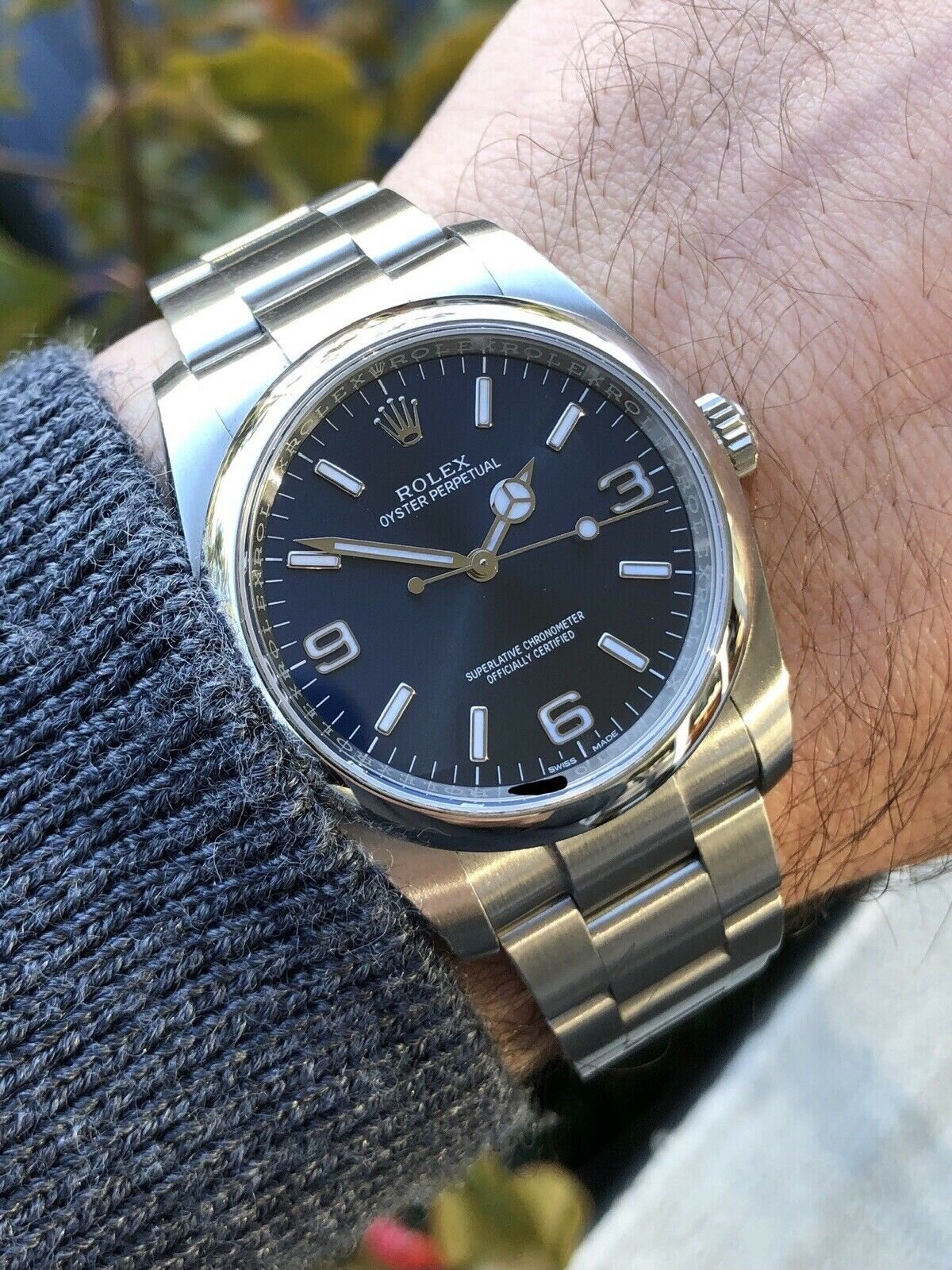 Rolex oyster perpetual 116000 blue online