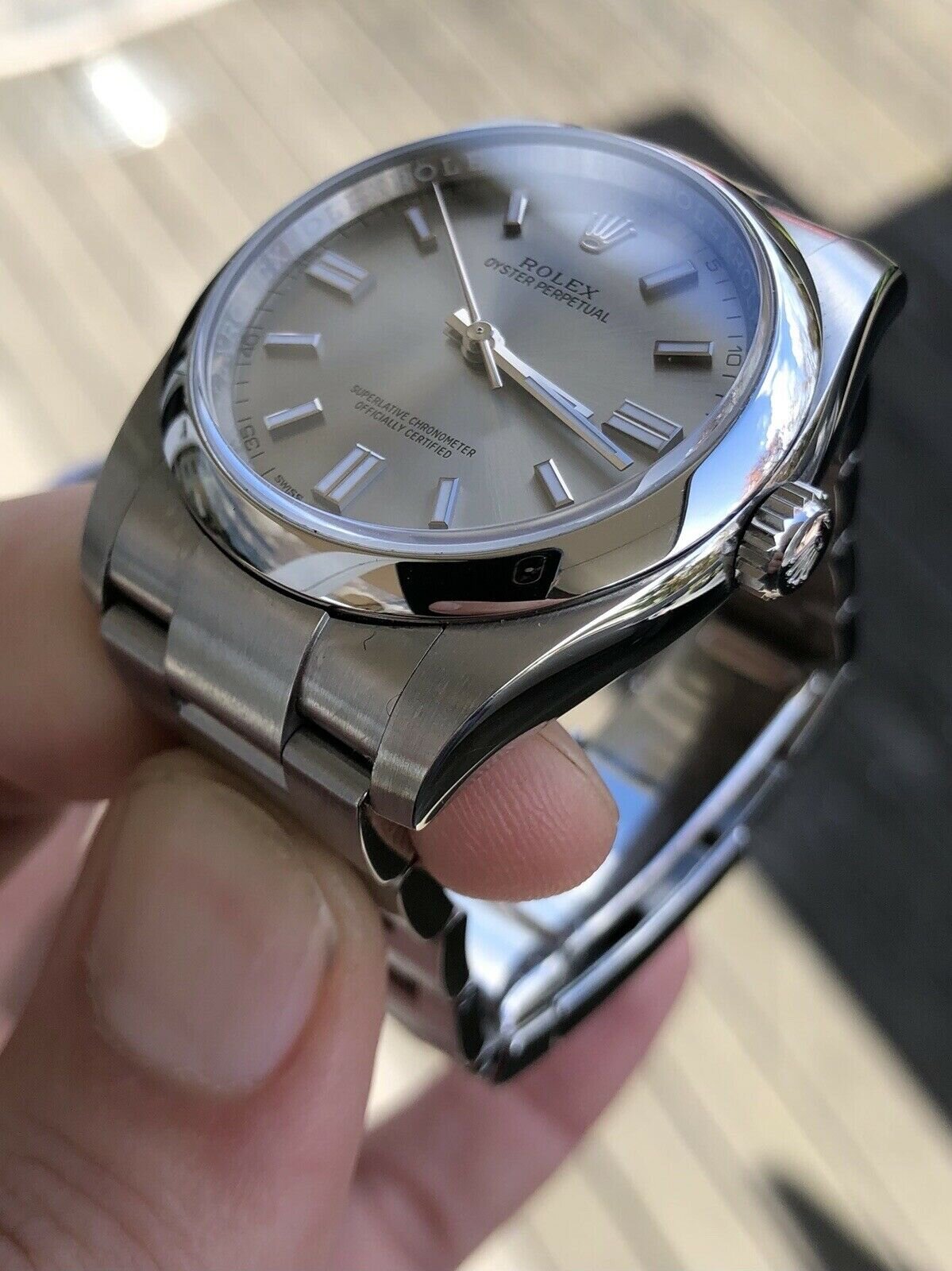 Rolex Oyster Perpetual 36 OP36 Silver Dial 116000 - 2019