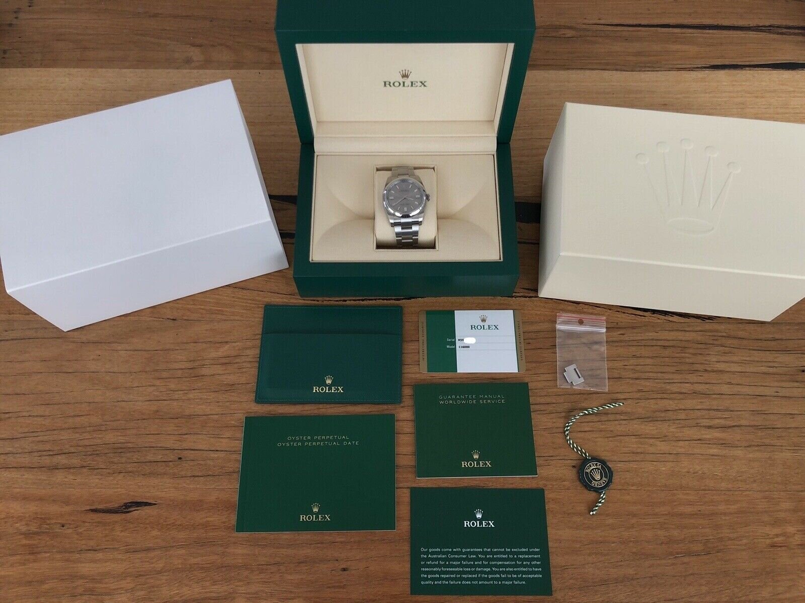 Rolex Oyster Perpetual 36 OP36 Silver Dial 116000 - 2019