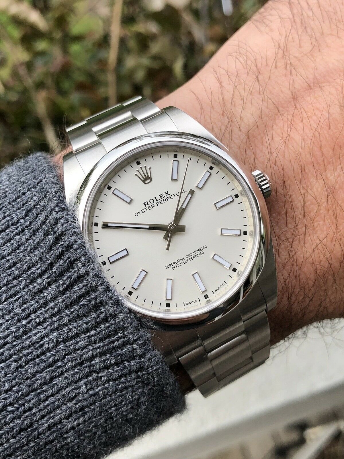 Rolex Oyster Perpetual 39 OP39 White Dial 114300 – 2019