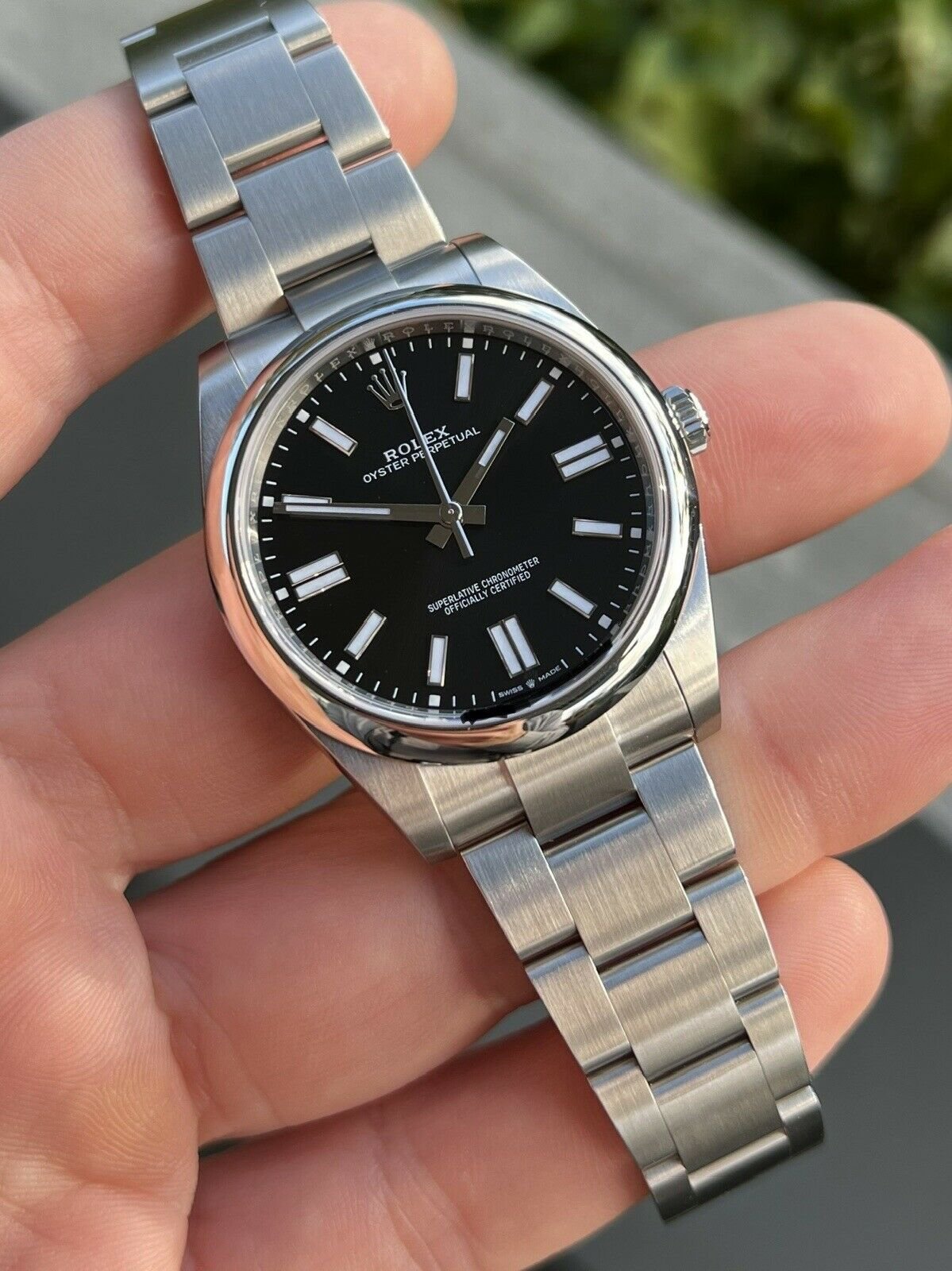 Rolex Oyster Perpetual 41 OP41 Black Dial 124300 2022 Watch