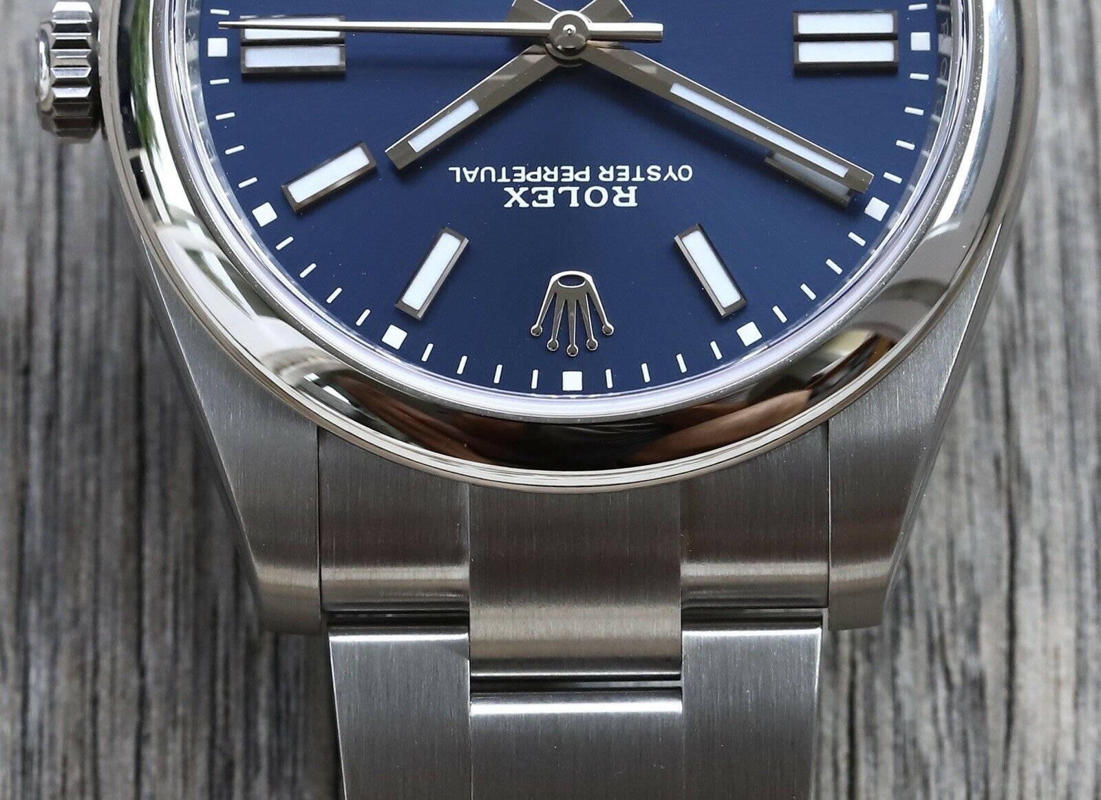 Op 41 store blue dial
